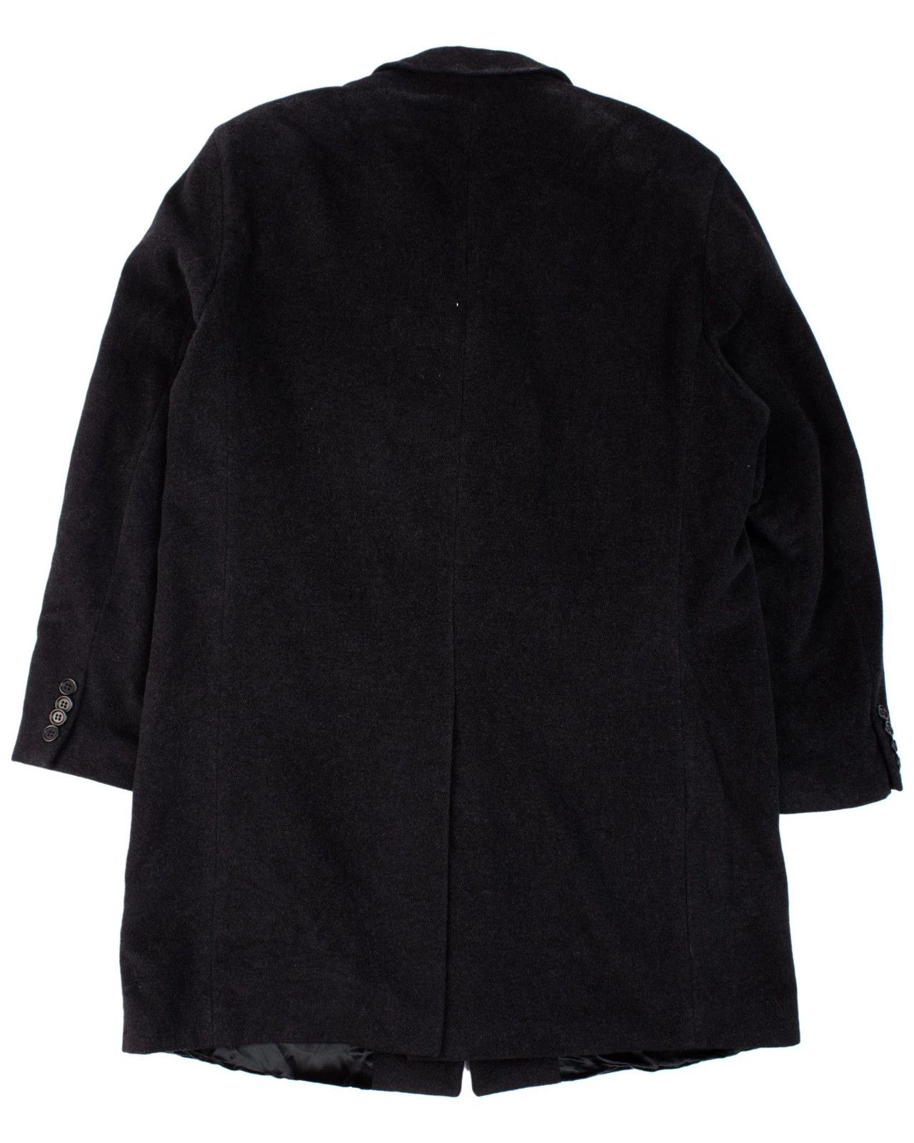 Gant Gant Wool Angora Blend Single Breasted Overcoat Jacket Black Size US XXL / EU 58 / 5 - 2 Thumbnail
