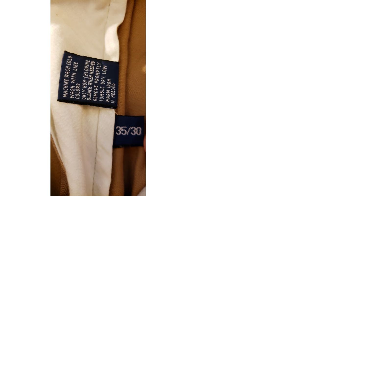 Polo Ralph Lauren Polo Ralph Lauren Polo Golf Pants Shield Mens 35x30 Khaki Vintage 90s Classic Golf Pants Men’s Regular 35 Khaki Size US S / EU 44-46 / 1 - 9 Thumbnail