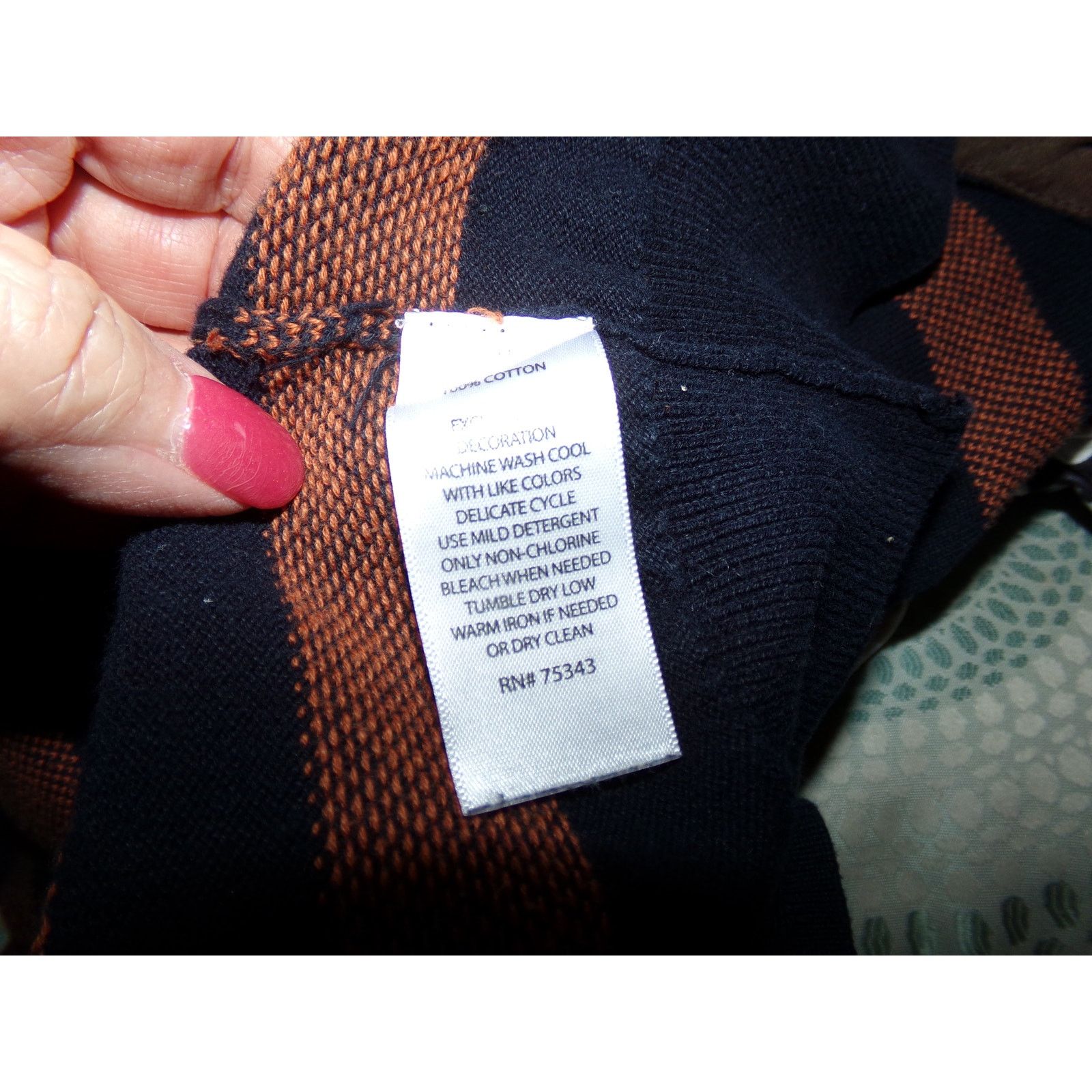 Telluride Telluride Clothing Company100% cotton striped sweater M Size US M / EU 48-50 / 2 - 4 Thumbnail