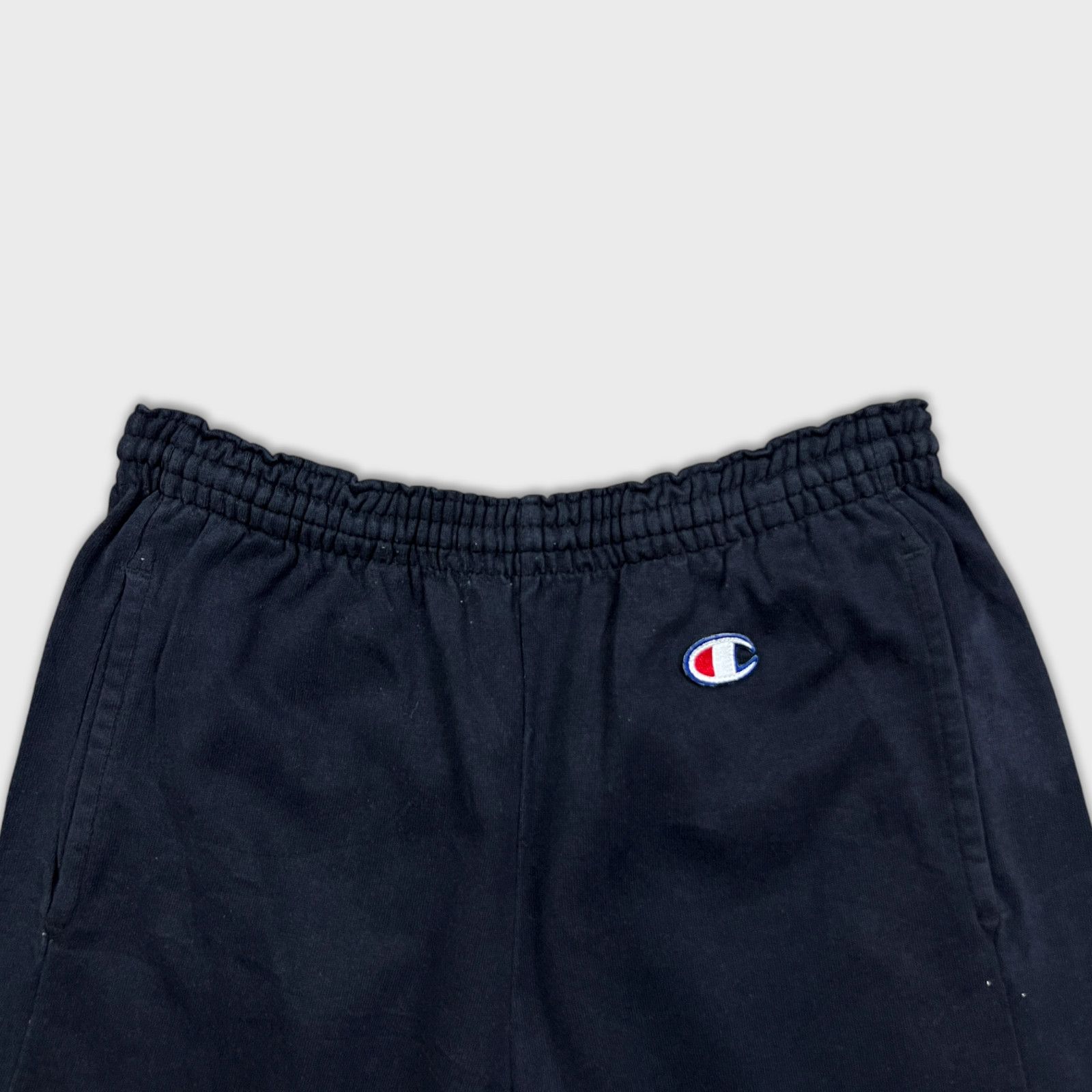 Champion × Vintage VTG 90s Champion Shorts Medium C Logo Pocketed Fleece Gym Size US 28 / EU 44 - 2 Thumbnail