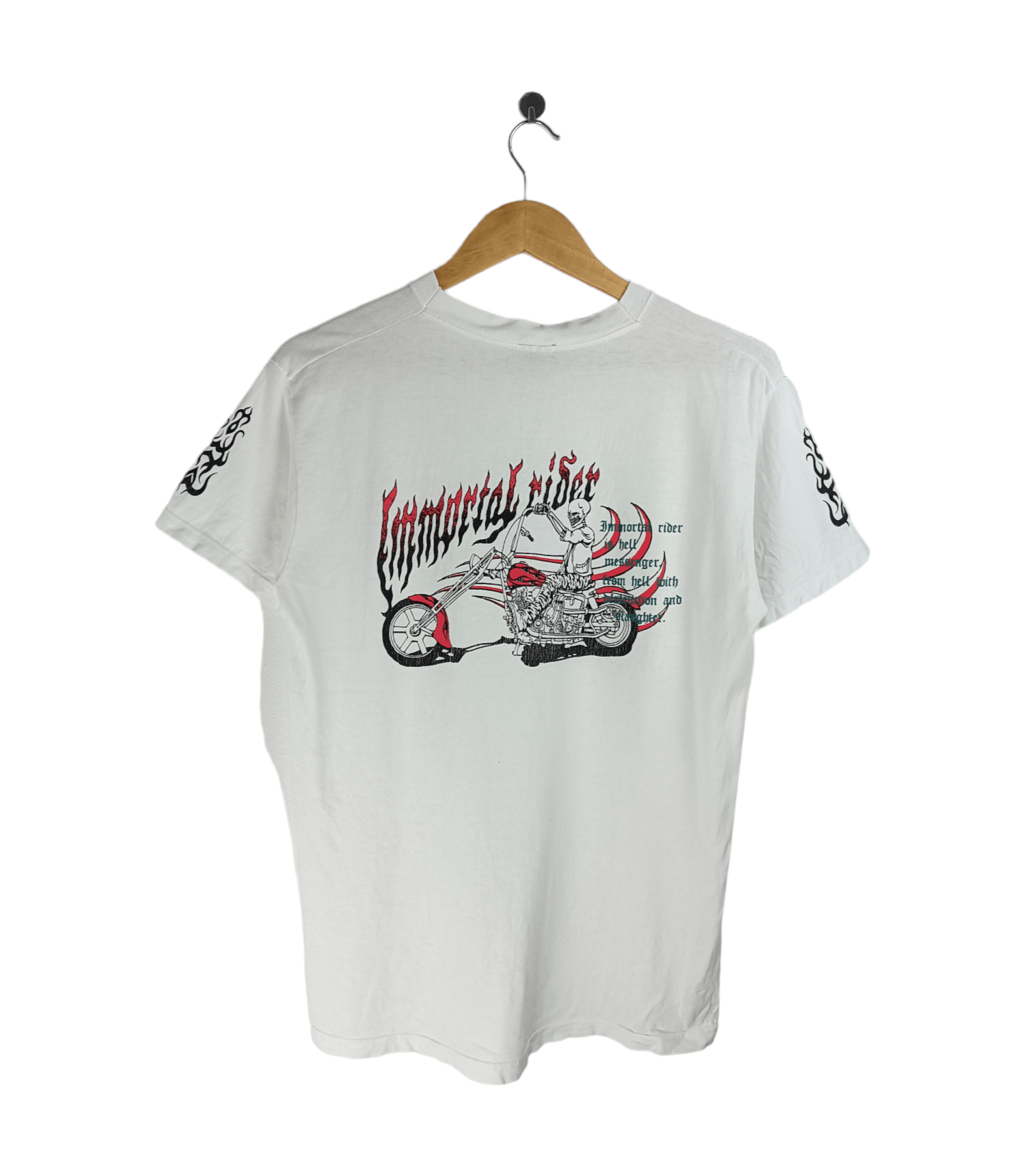 Vintage VINTAGE IMMORTAL RIDER HARLEY WEST COAST CHOPPERS SKULL FIRE Size US M / EU 48-50 / 2 - 1 Thumbnail
