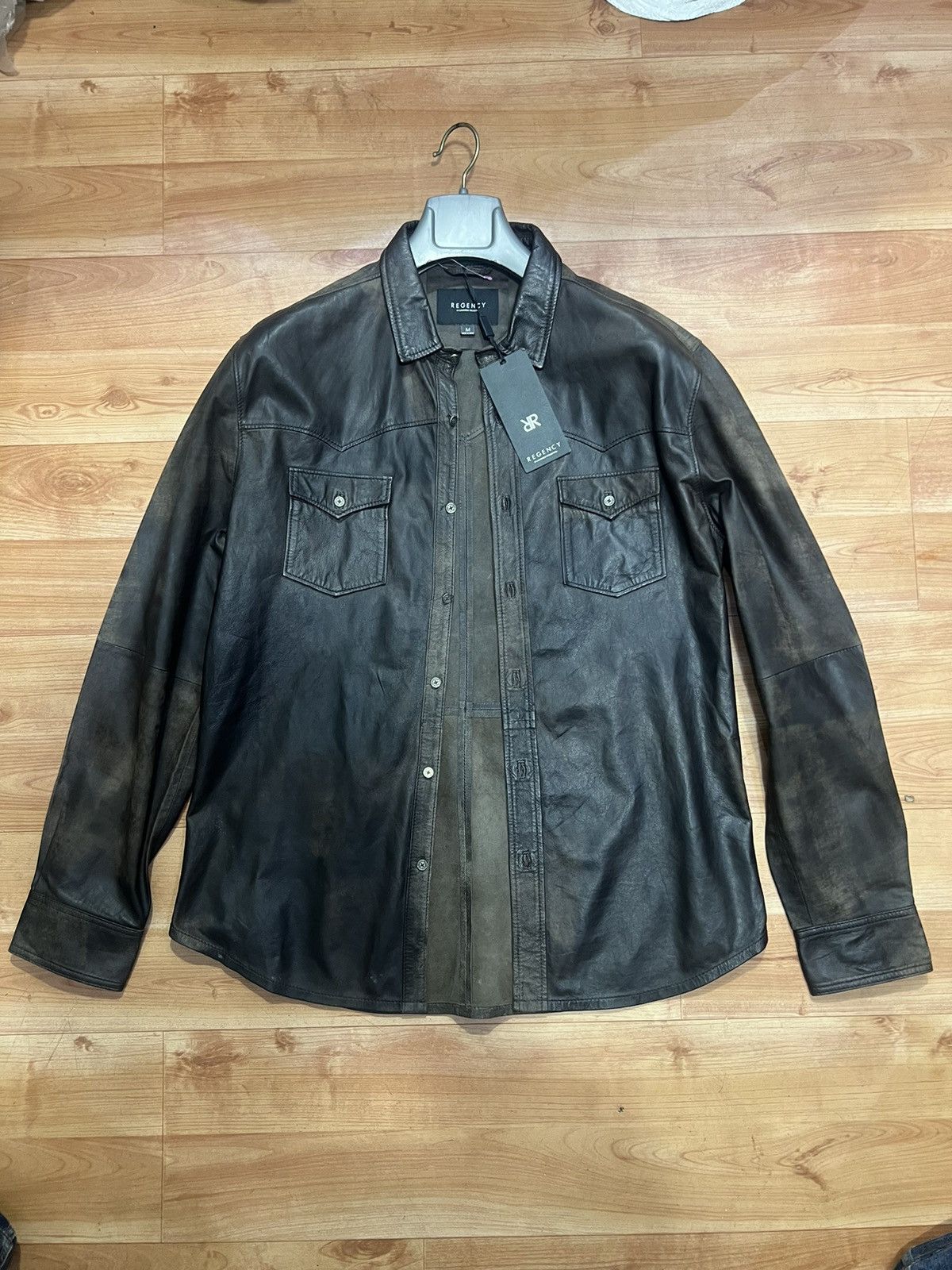 LAMARQUE LAMARQUE Leather Shirt Size US M / EU 48-50 / 2 - 2 Thumbnail