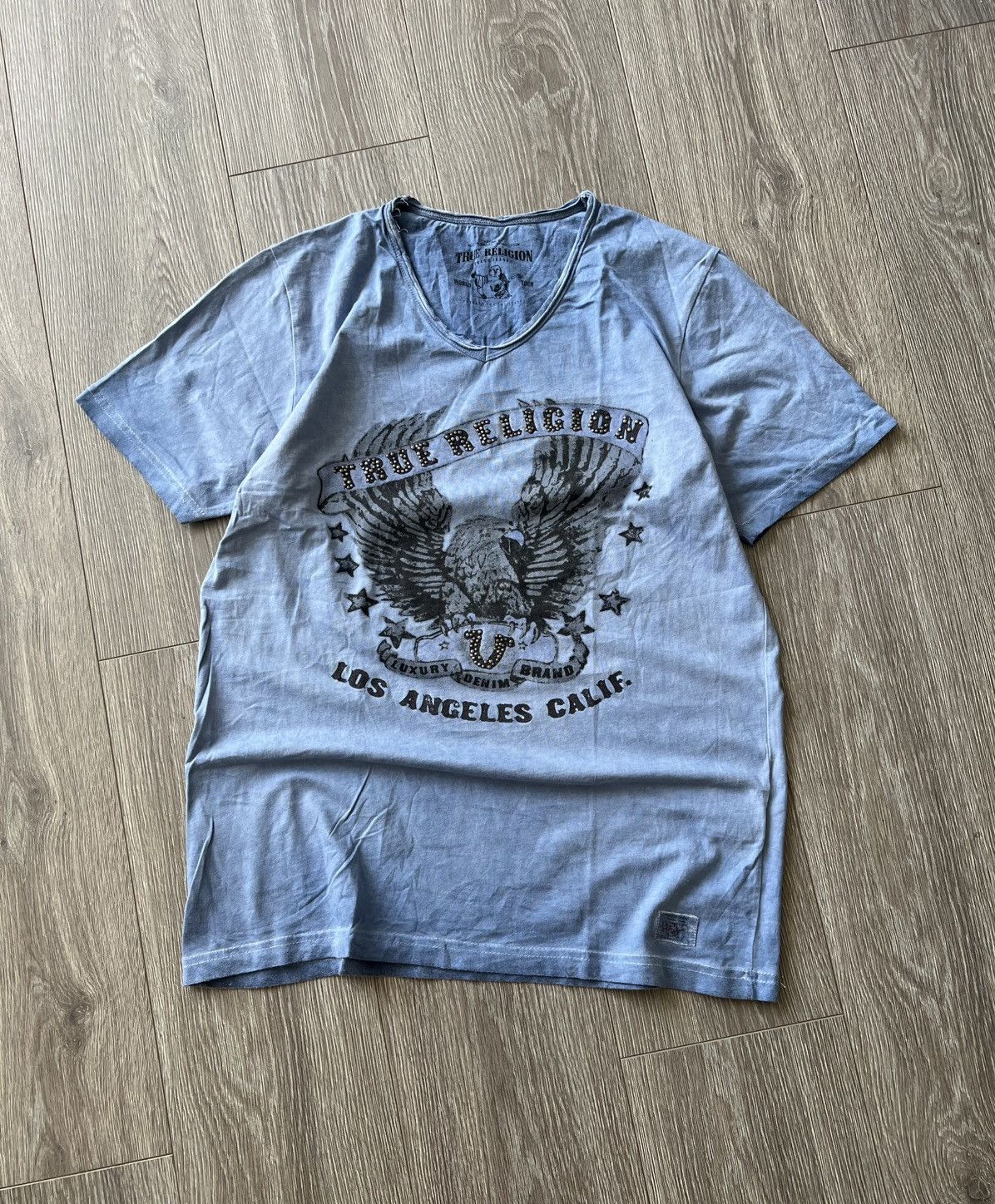 True Religion × Vintage Vintage Y2K True Religion Tee T-Shirt Los Angeles Size US XL / EU 56 / 4 - 1 Thumbnail