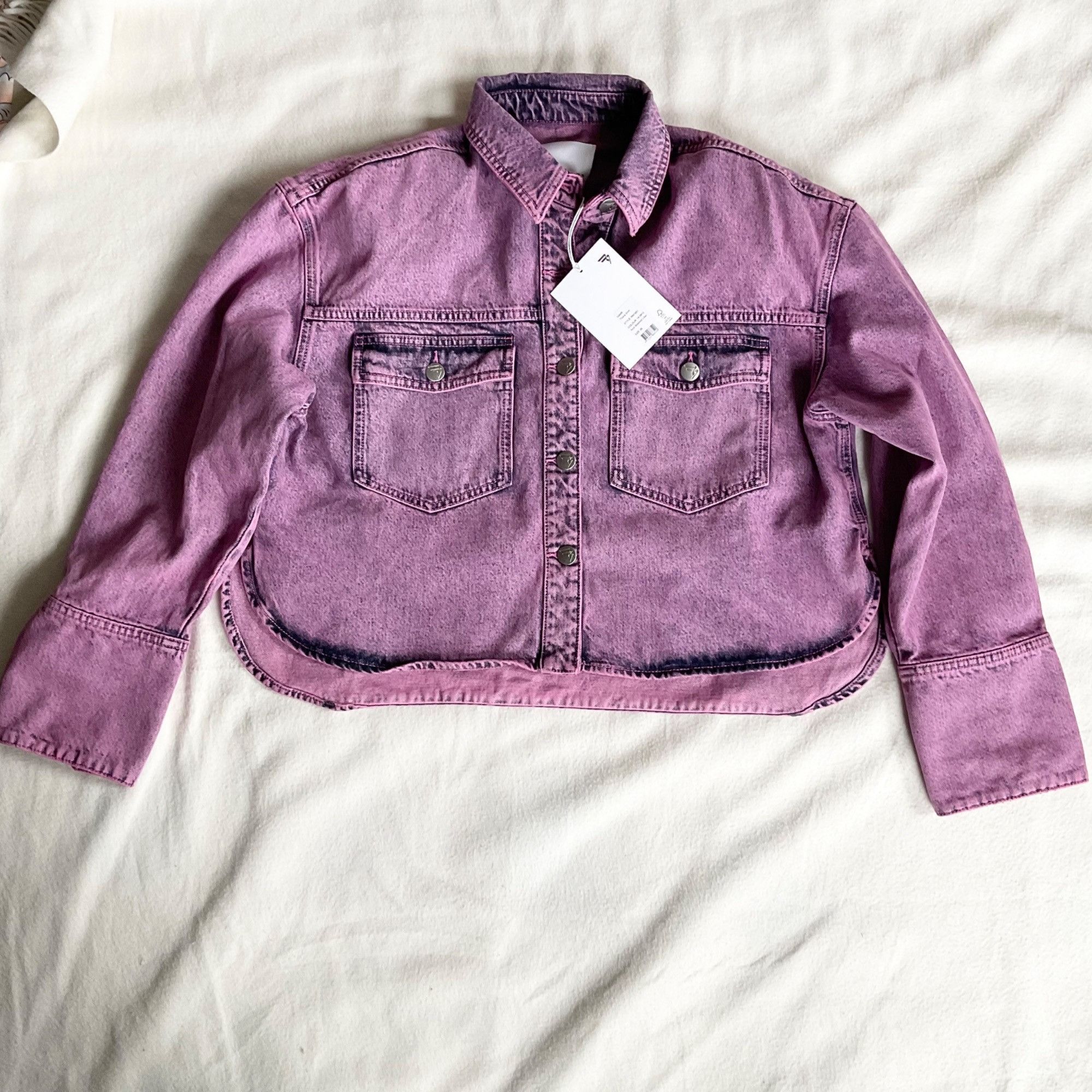 REMAIN Birger Christensen REMAIN BIRGER CHRISTENSEN Italy Purple Thalia Denim jacket U Size M / US 6-8 / IT 42-44 - 3 Thumbnail