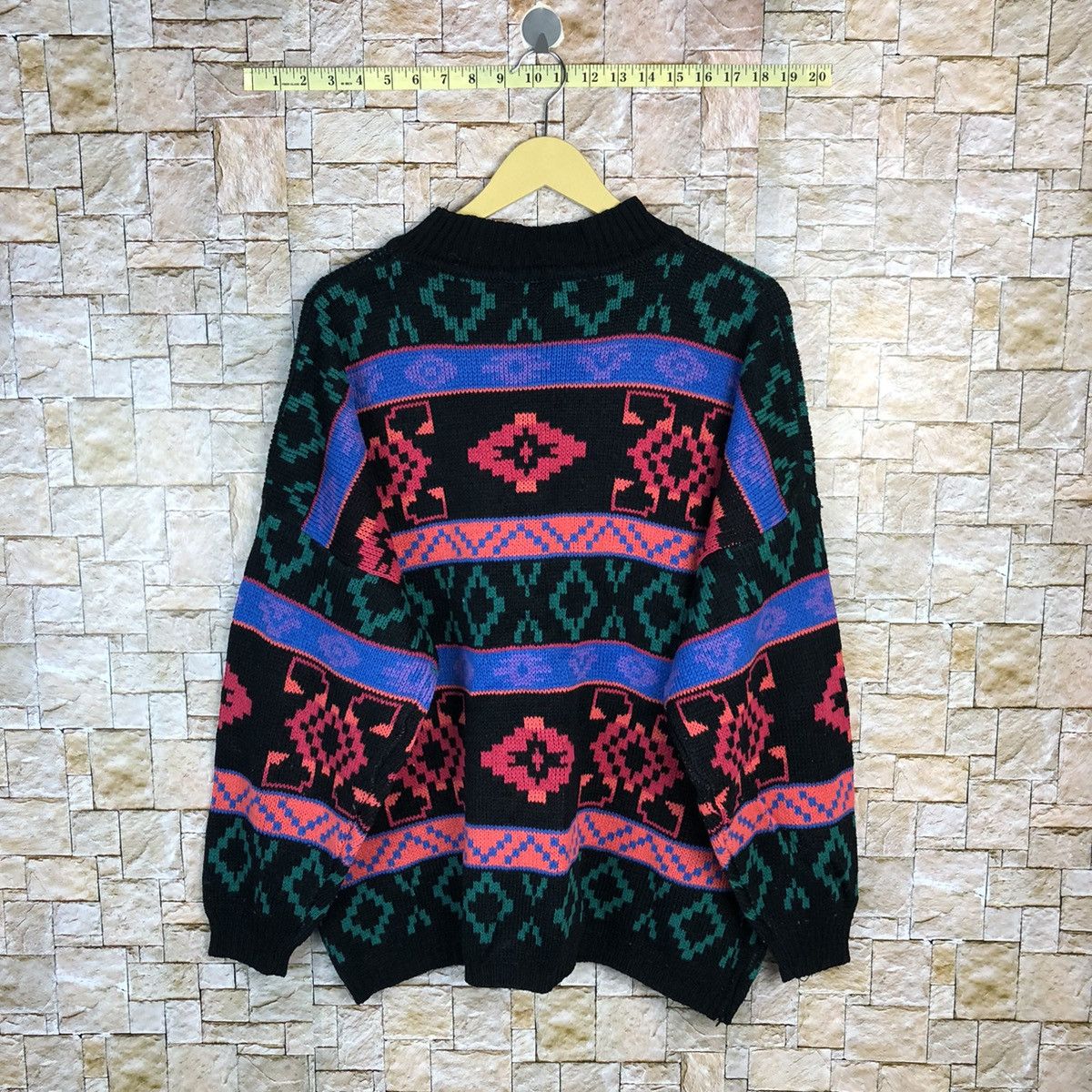 Vintage D Stefano Internasional Purple Knitwear sweatshirt vtg #A488 Size US XL / EU 56 / 4 - 13 Thumbnail