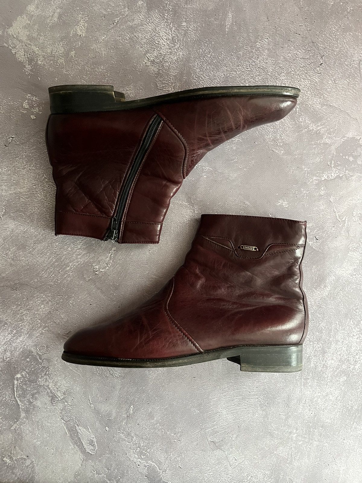 Bally Vintage Bally Lauro 2 Leather Fur Lined Boots Size 43 Size US 10 / EU 43 - 1 Thumbnail