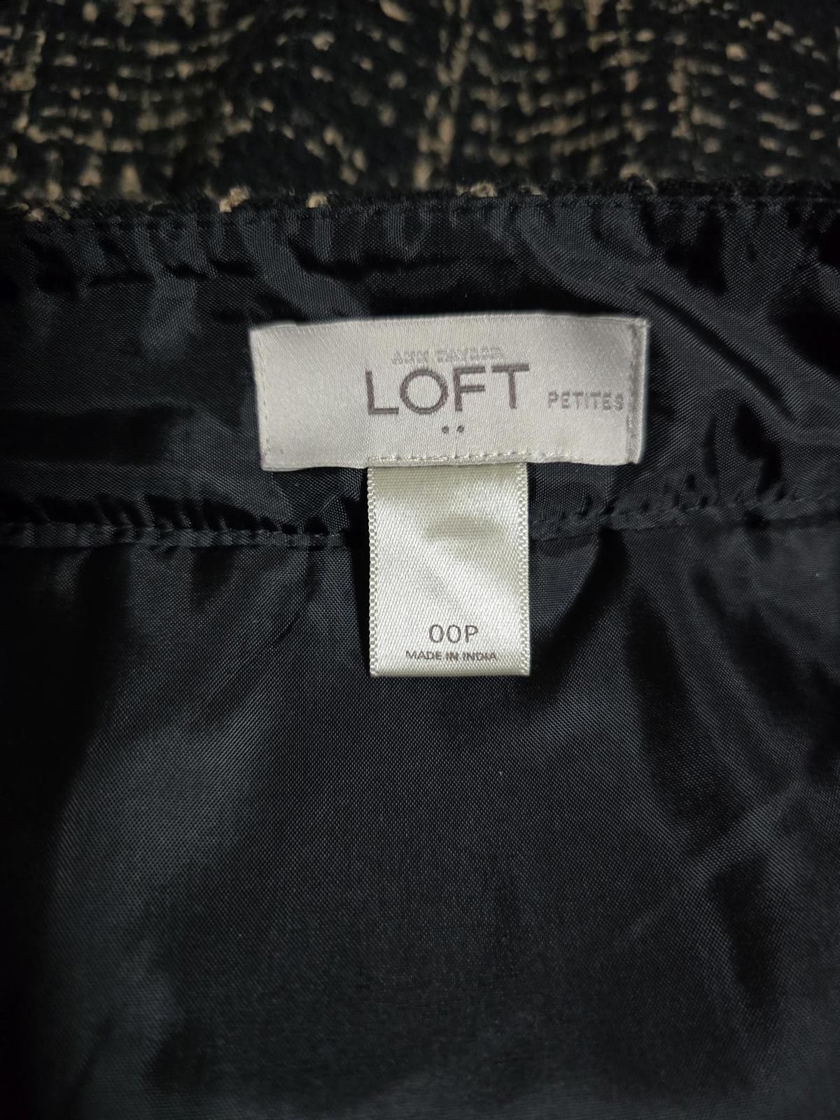 Other Women's Black & Tan Plaid Button Detail Mini Skirt Size 24" / US 00 / IT 34 - 4 Thumbnail