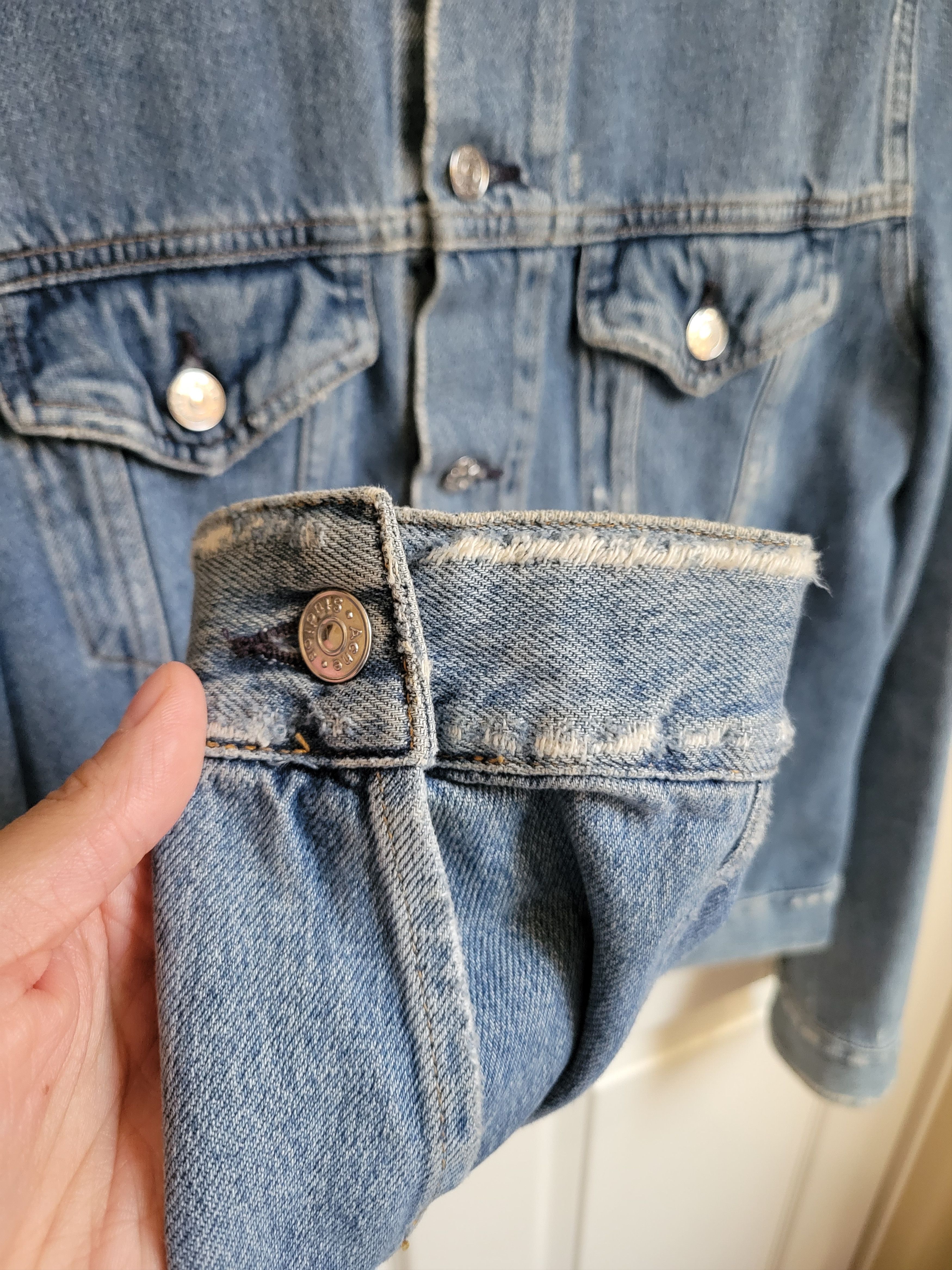 Acne Studios SS16 'Who Ind Fray' Denim Jacket size 48 Size US M / EU 48-50 / 2 - 8 Thumbnail