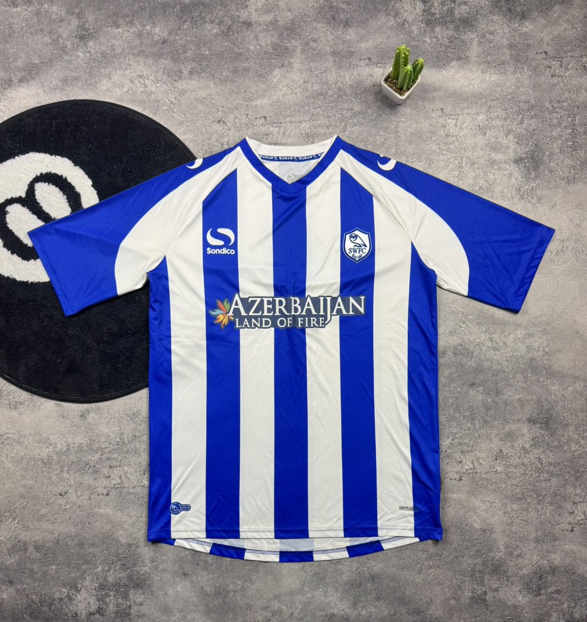 Vintage SHEFFIELD WEDNESDAY 2014/2015 FOOTBALL JERSEY HOME SONDICO Size US XL / EU 56 / 4 - 1 Thumbnail