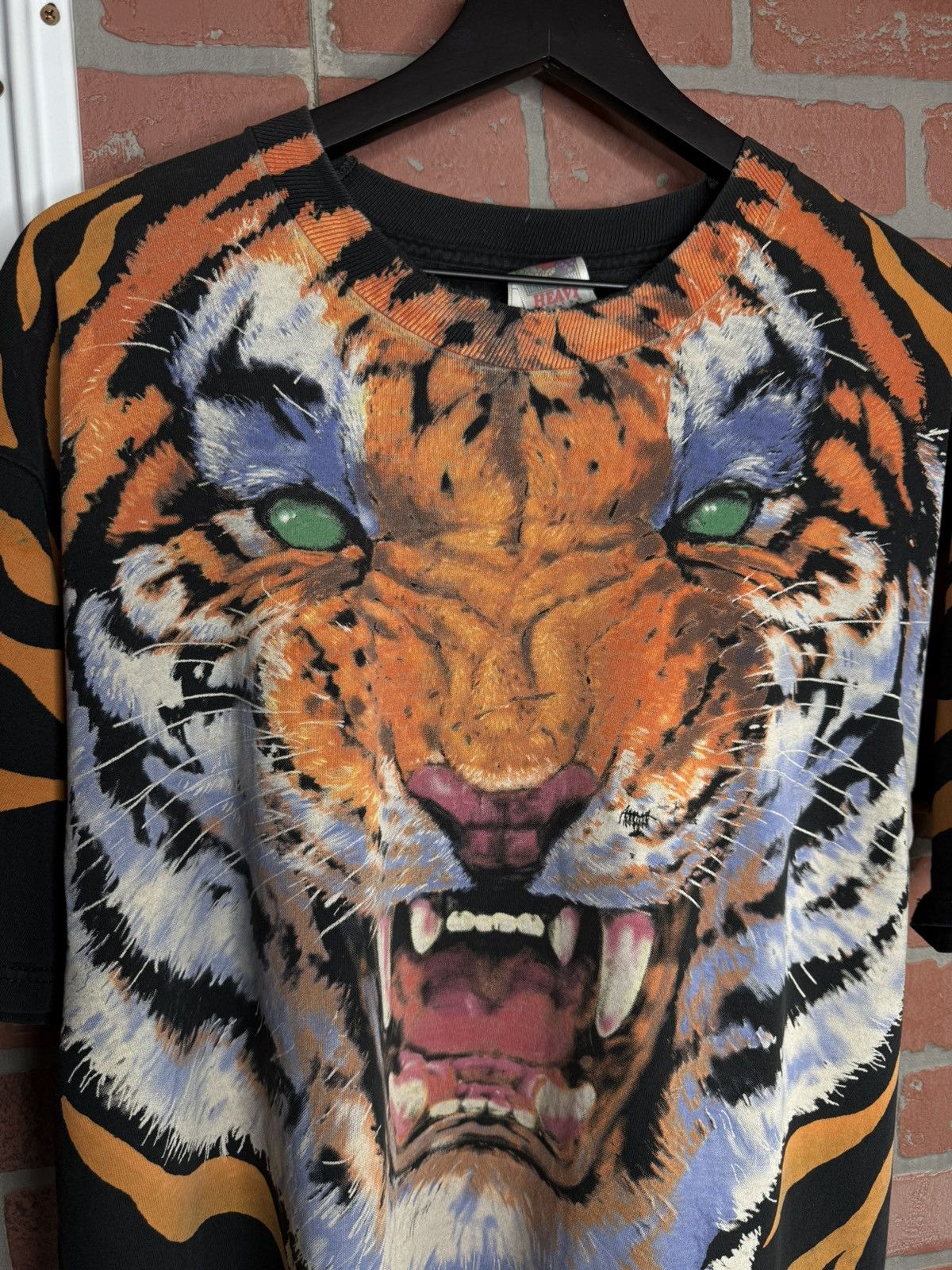 Vintage Vintage 90’s Tiger Liquid Blue T-Shirt Adult Size XLarge Size US XL / EU 56 / 4 - 4 Thumbnail