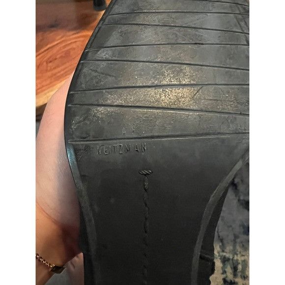 Stuart Weitzman Stuart Weitzman Black Suede Kitten Heel Ankle Boots Buckle A Size US 6 / IT 36 - 6 Thumbnail