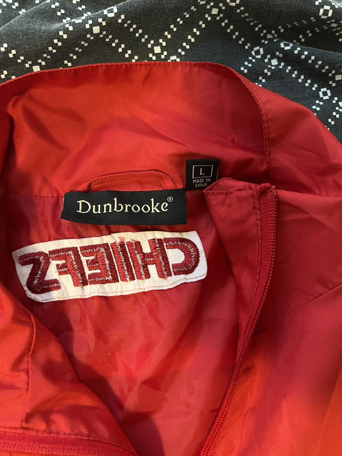 NFL Red and white Kansas City Chiefs Vintage windbreaker jacket Size US L / EU 52-54 / 3 - 5 Thumbnail