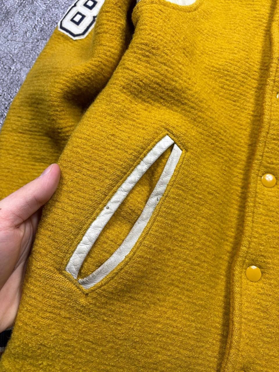 Hysteric Glamour Vintage 80s Hysteric Glamour Heavy Wool Varsity Jacket Size S / US 4 / IT 40 - 4 Thumbnail