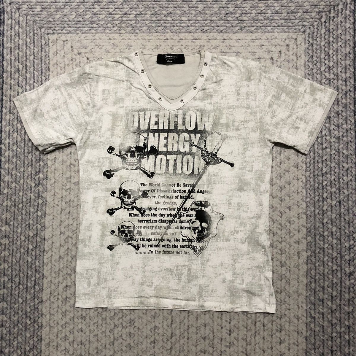Japanese Brand Rare Japanese Brand Seditionaries/Punk Skull Tees Size US S / EU 44-46 / 1 - 1 Thumbnail