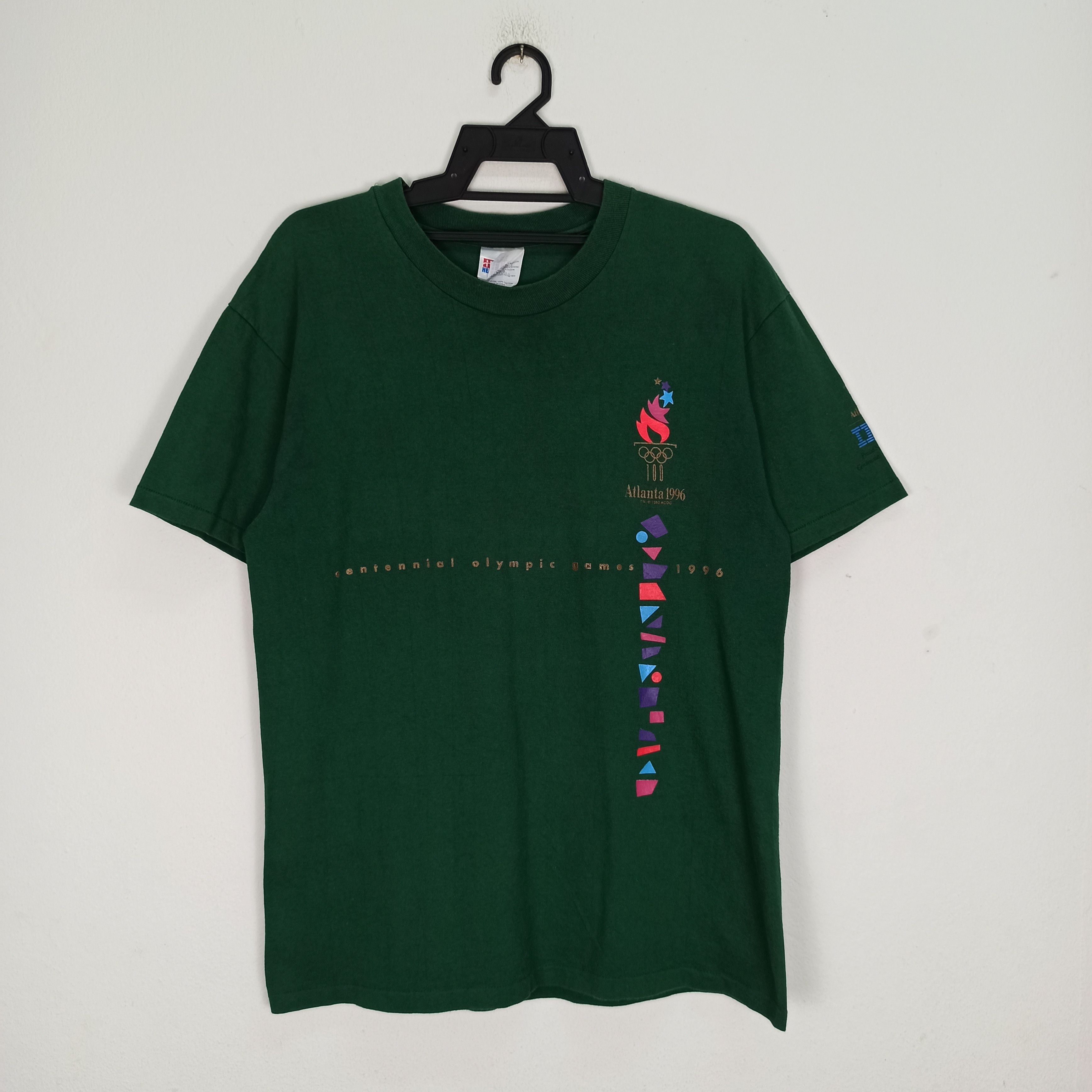 USA Olympics Vintage Atlanta 1996 Summer Olympic Games Tshirt Size US M / EU 48-50 / 2 - 1 Thumbnail