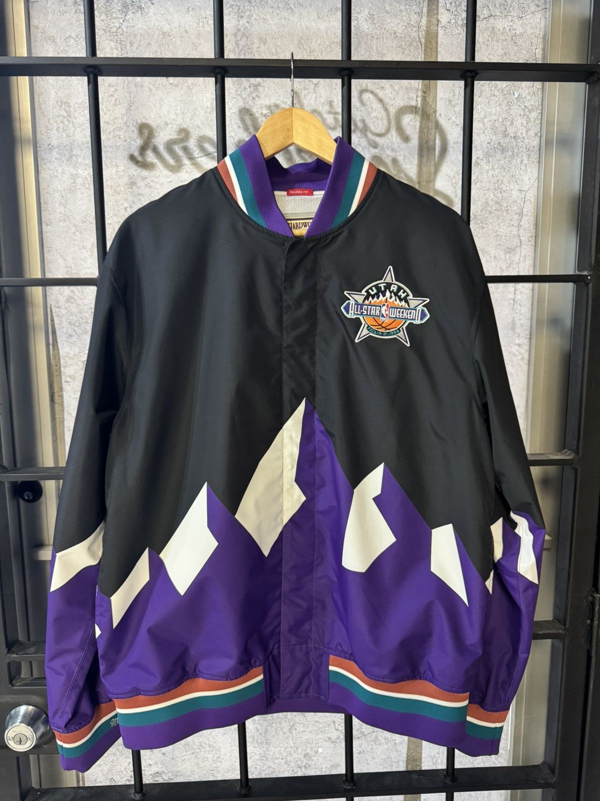 Just Don × Mitchell & Ness 1993 NBA All-Star Game M&N x Just Don Black Full-Zip Jacket Size US L / EU 52-54 / 3 - 1 Thumbnail