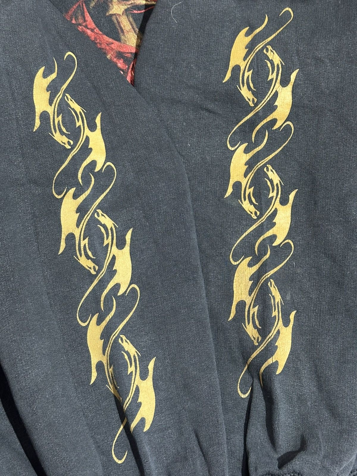 Band Tees Vintage Spiral "Dragon Pentagram" Gothic Hoodie Size US M / EU 48-50 / 2 - 9 Thumbnail