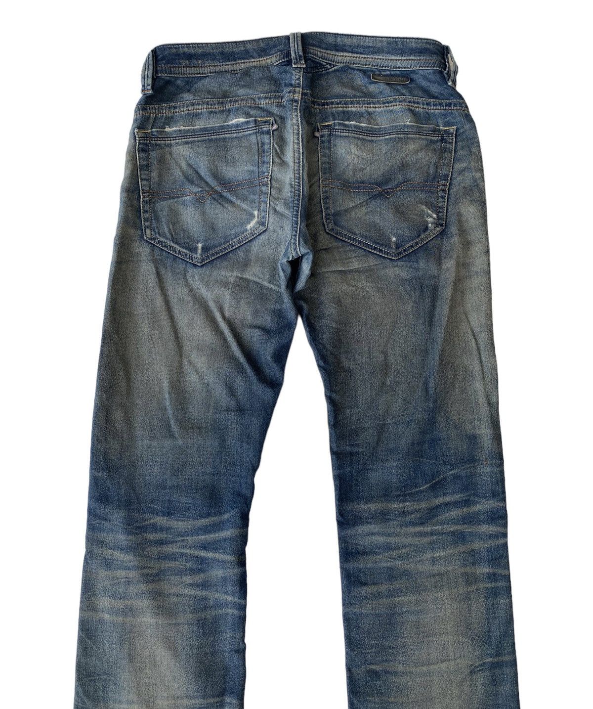 Diesel DIESEL🔥THRASHED DISTRESSED DENIM SWEATPANTS Size US 31 - 4 Thumbnail