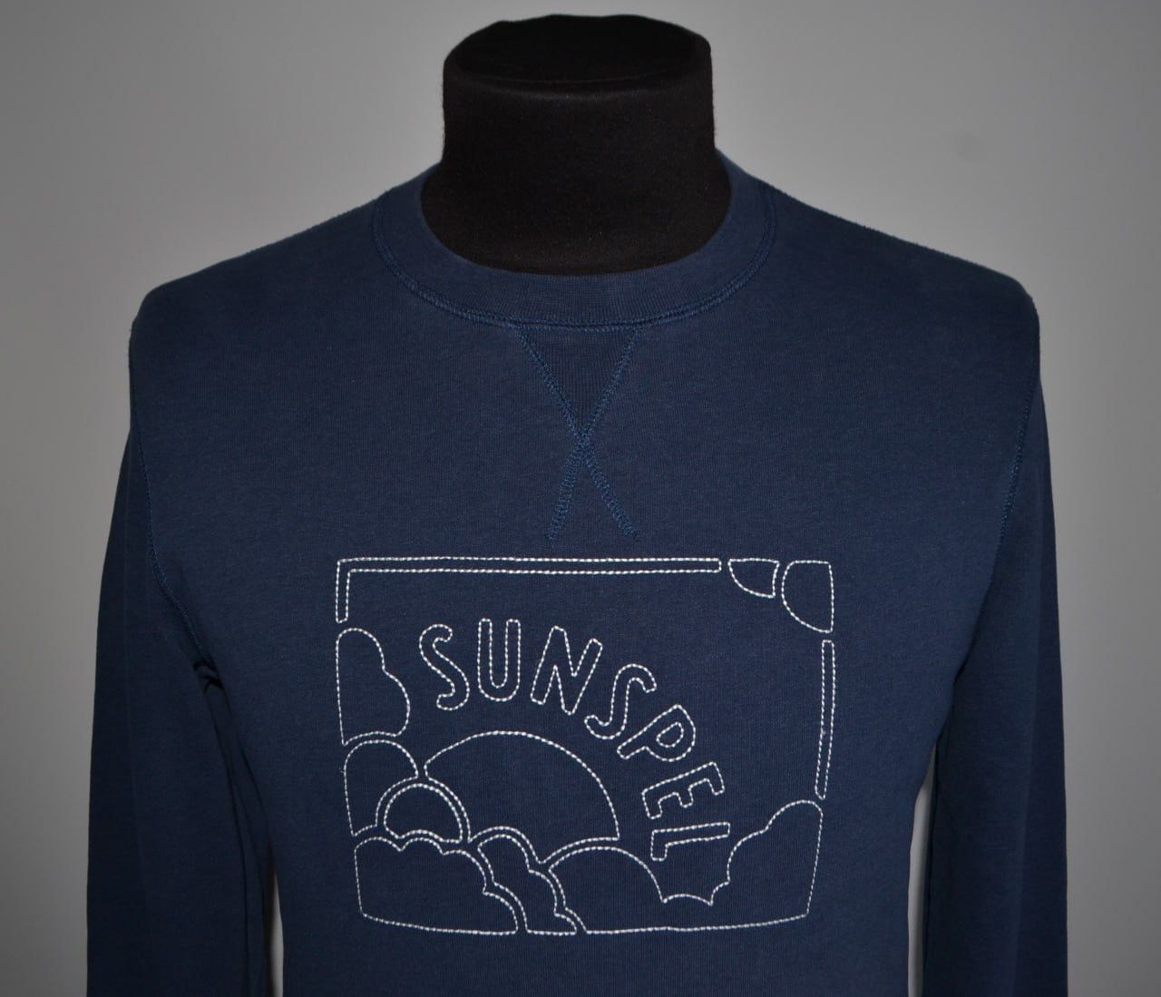 Sunspel Sunspel Sweatshirt Big Logo Blue Men’s Size S Size US S / EU 44-46 / 1 - 2 Thumbnail