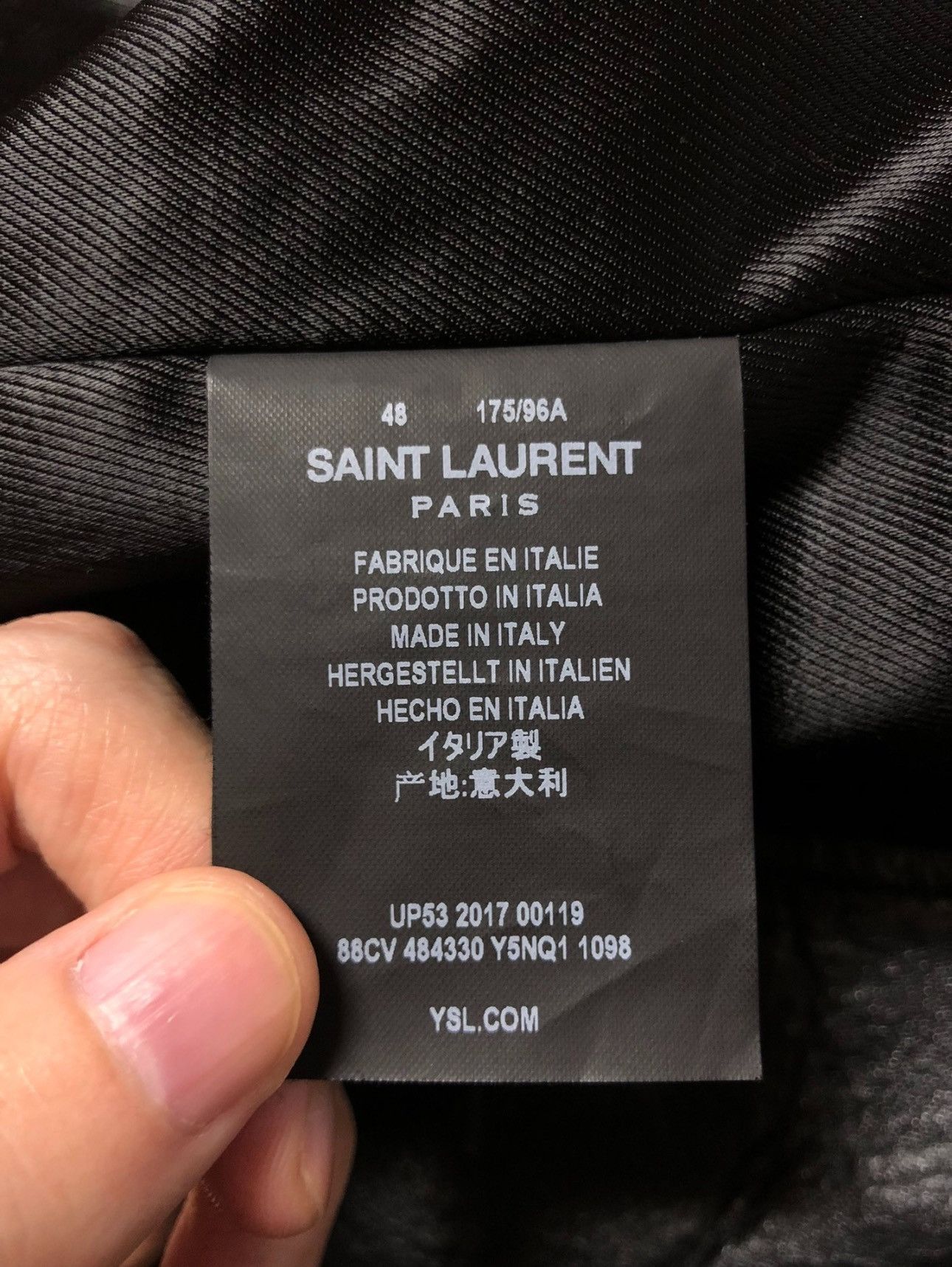 Saint Laurent Paris *RARE* Saint Laurent Paris Bloody Luster L01 SZ48 Size US M / EU 48-50 / 2 - 14 Thumbnail