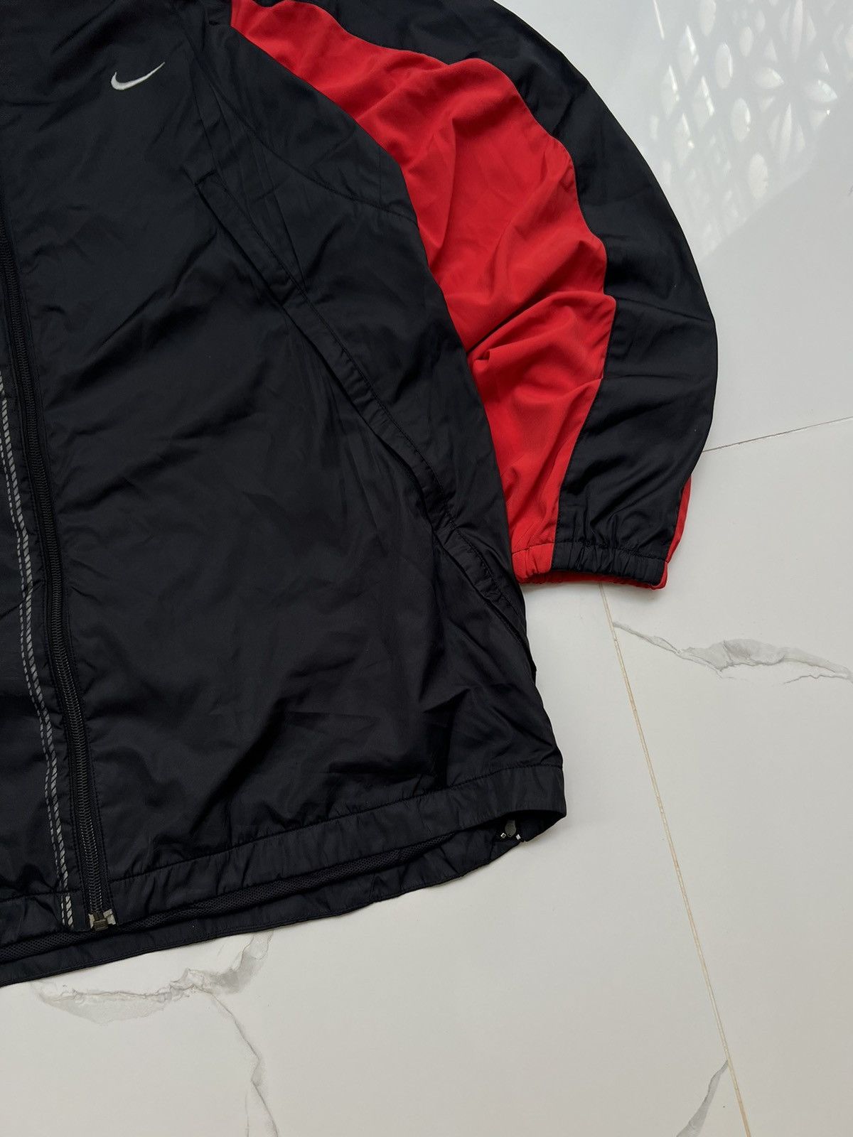 Nike × Vintage 90’s NIKE CLIMAFIT RETRO RARE SWOOSH LOGO Y2K TRACK JACKET Size US XL / EU 56 / 4 - 4 Thumbnail