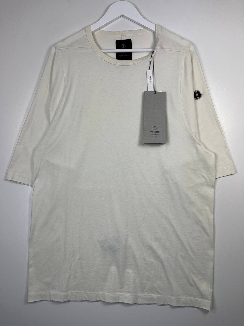 Moncler Moncler x Rick Owens Crewneck SS T Shirt Off White NWT S Size US S / EU 44-46 / 1 - 1 Thumbnail