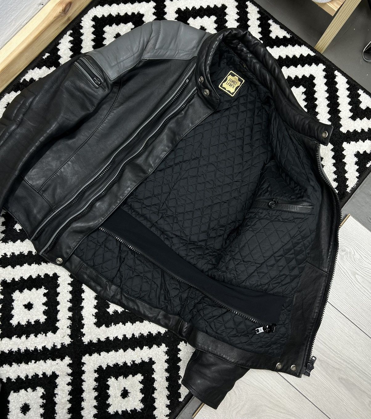 Other IXS Racing Leather Jacket size M - L Black Size US L / EU 52-54 / 3 - 6 Thumbnail