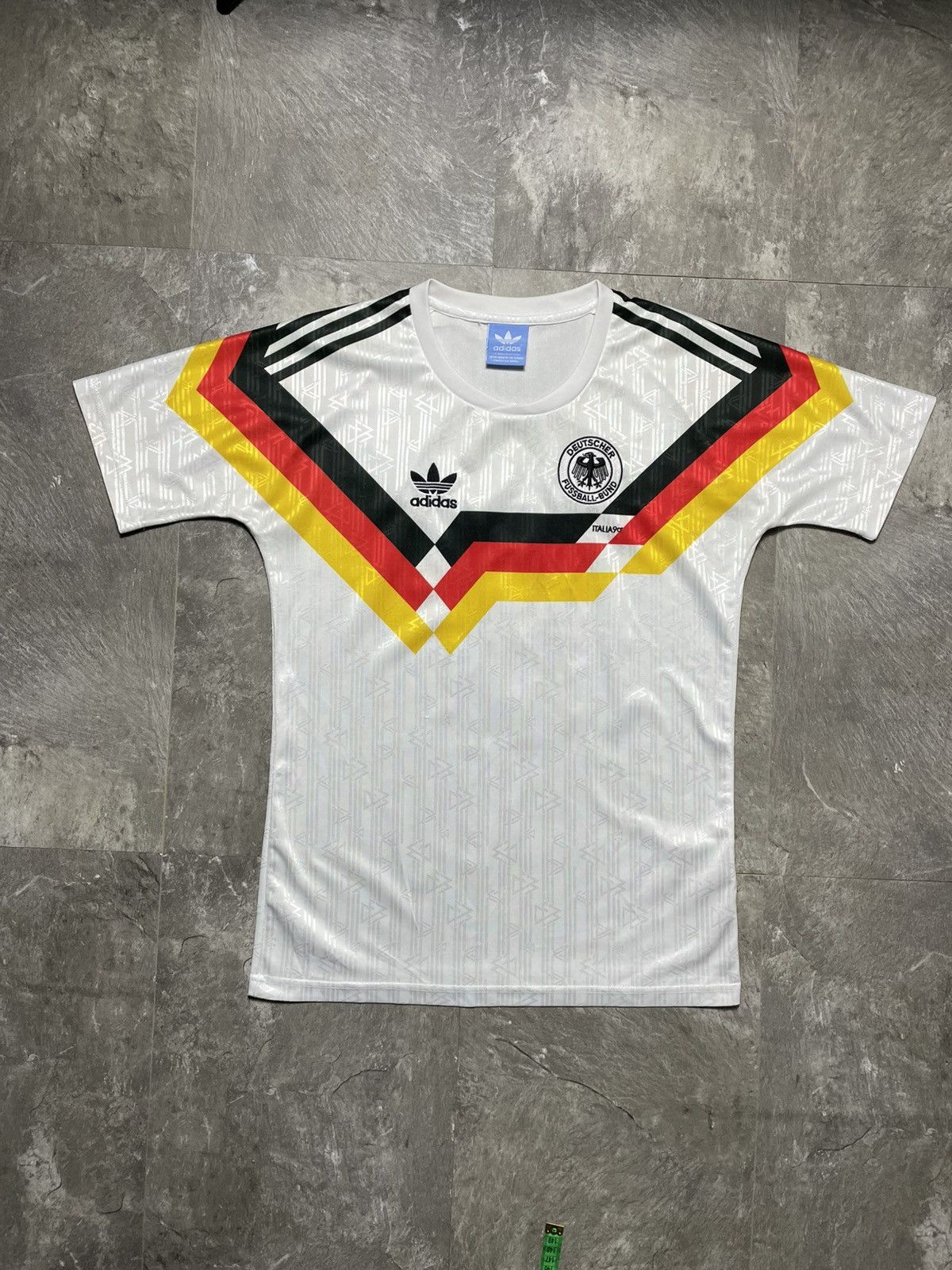 Adidas Adidas Germany #8 Matthaus Vintage 1990 World Cup Jersey Size US S / EU 44-46 / 1 - 1 Thumbnail