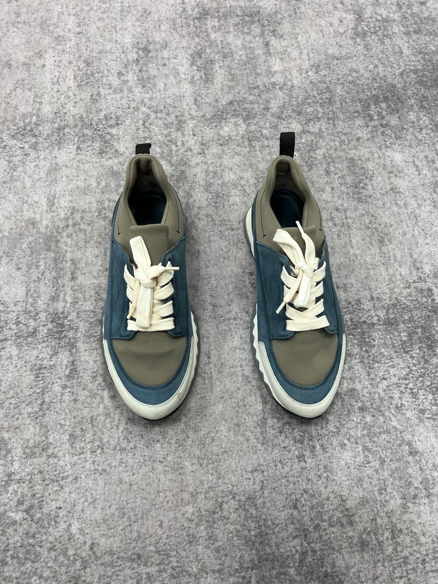 Hermes Hermes Suede Patchwork Sneakers Size 40 Size US 7.5 / EU 40-41 - 1 Thumbnail