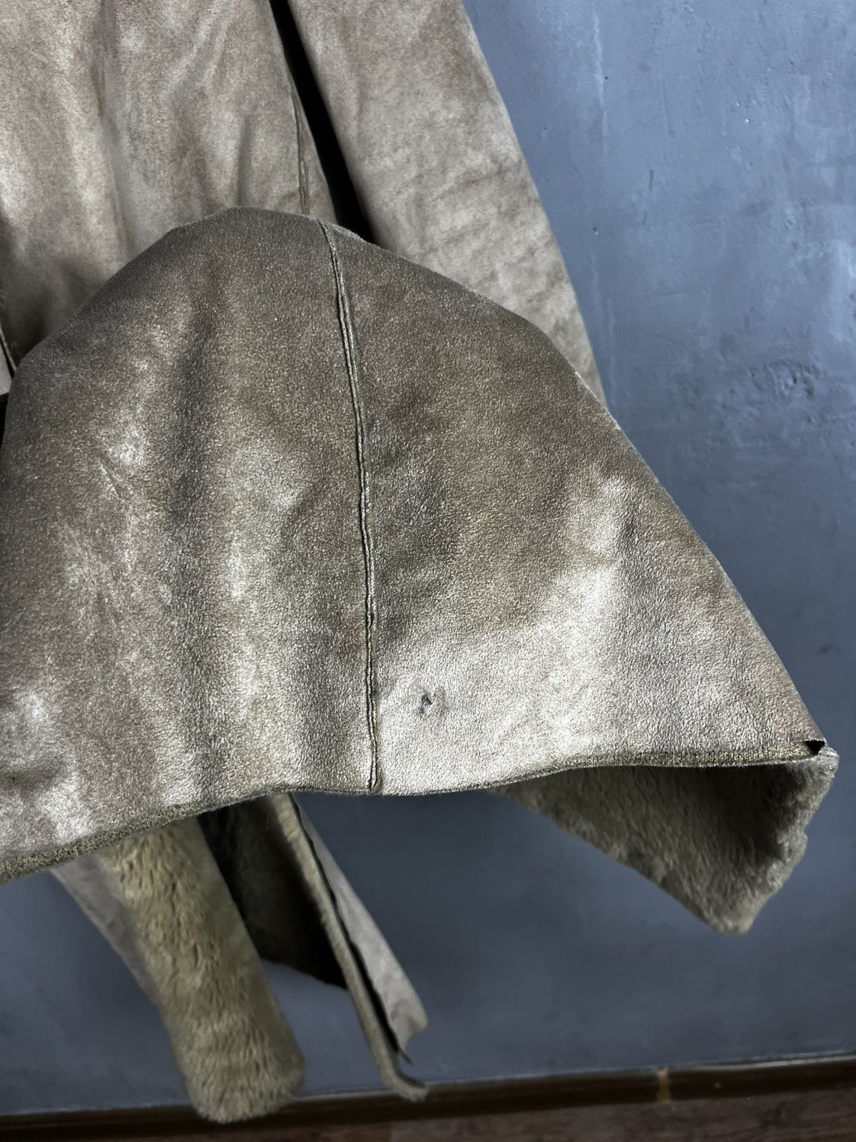 Giorgio Armani Armani cost shearling jacket vintage 90s huster glamour Size XL / US 12-14 / IT 48-50 - 8 Thumbnail