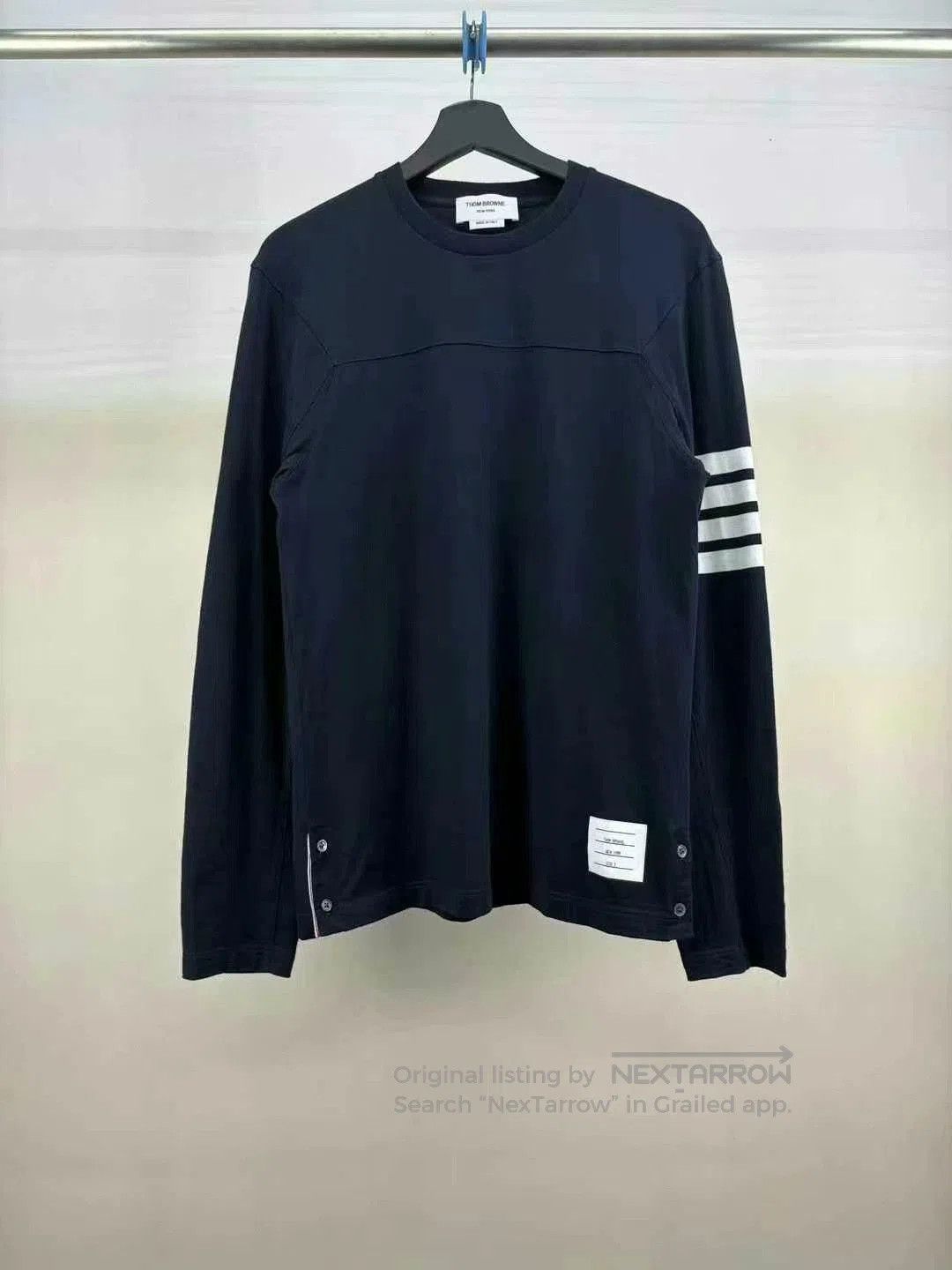 Thom Browne thom browne long sleeve striped t. Size US M / EU 48-50 / 2 - 1 Thumbnail