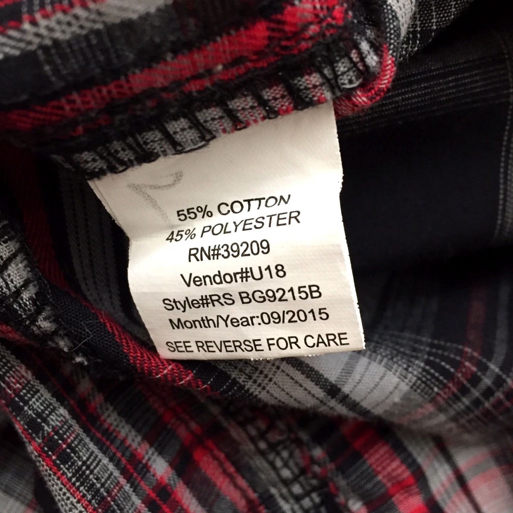 Burnside Burnside Shirt Mens S Black Red Plaid Short Sleeve Snap Western Button-Up Collared Casual Burnside Mens S Black Red Plaid Western Shirt Size US S / EU 44-46 / 1 - 8 Thumbnail