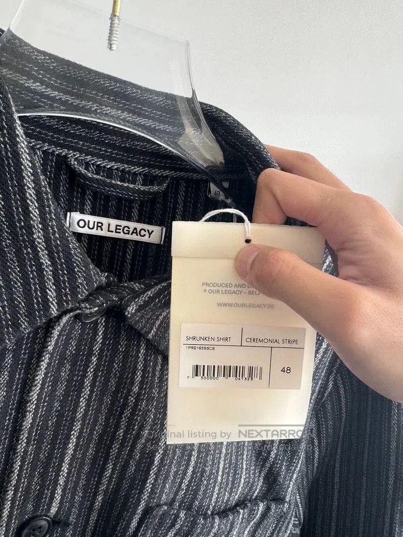 Our Legacy Our Legacy Striped Short Jacket. Size US M / EU 48-50 / 2 - 4 Thumbnail