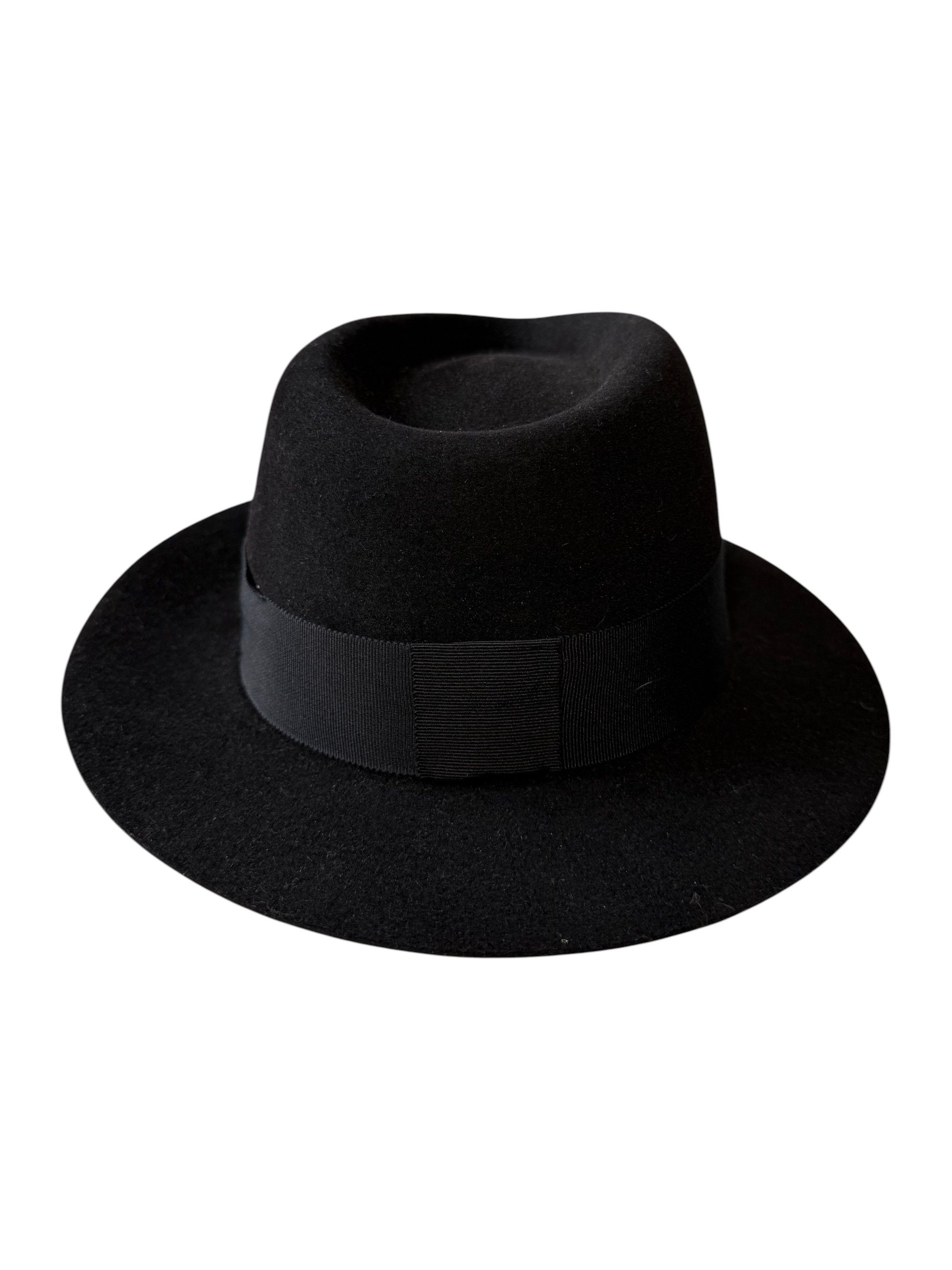 Maison Michel Maison Michel Paris Black Ribbon Wool-Felt Hat Size S Size ONE SIZE - 2 Thumbnail