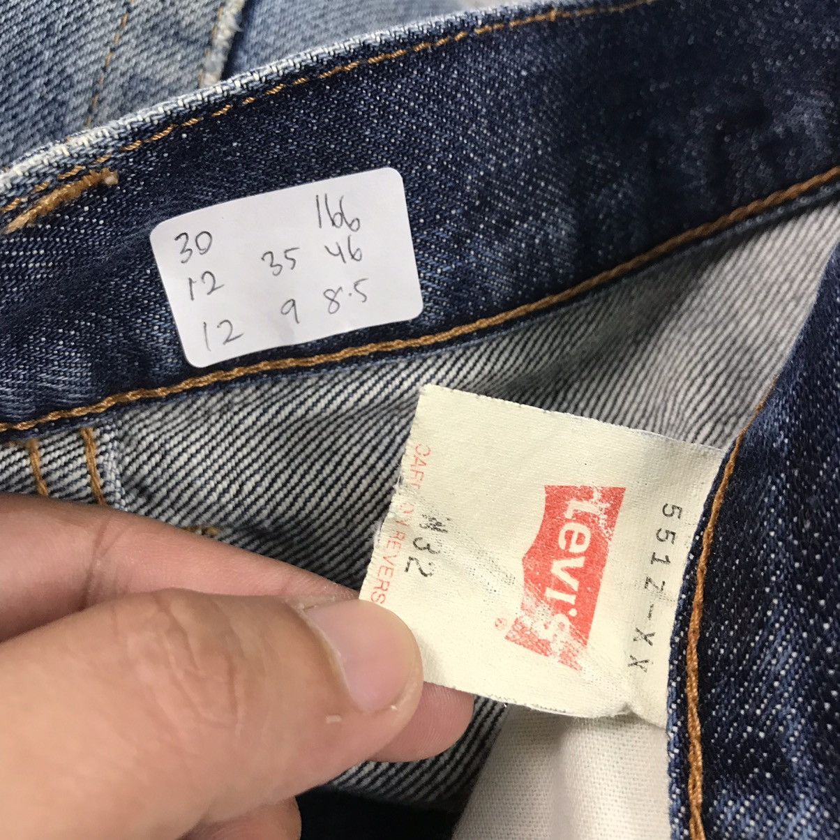 Japanese Brand × Levi's Vintage Clothing Levi’s 551Z Big E Selvadge Denim Distressed Jeans Pants Size US 30 / EU 46 - 14 Thumbnail
