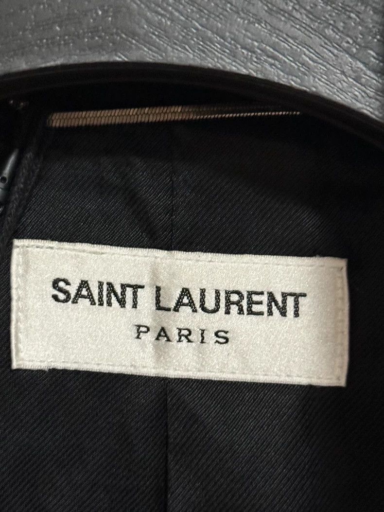 Saint Laurent Paris Saint Laurent Paris Black Varsity Jacket- Size US XL / EU 56 / 4 - 3 Thumbnail
