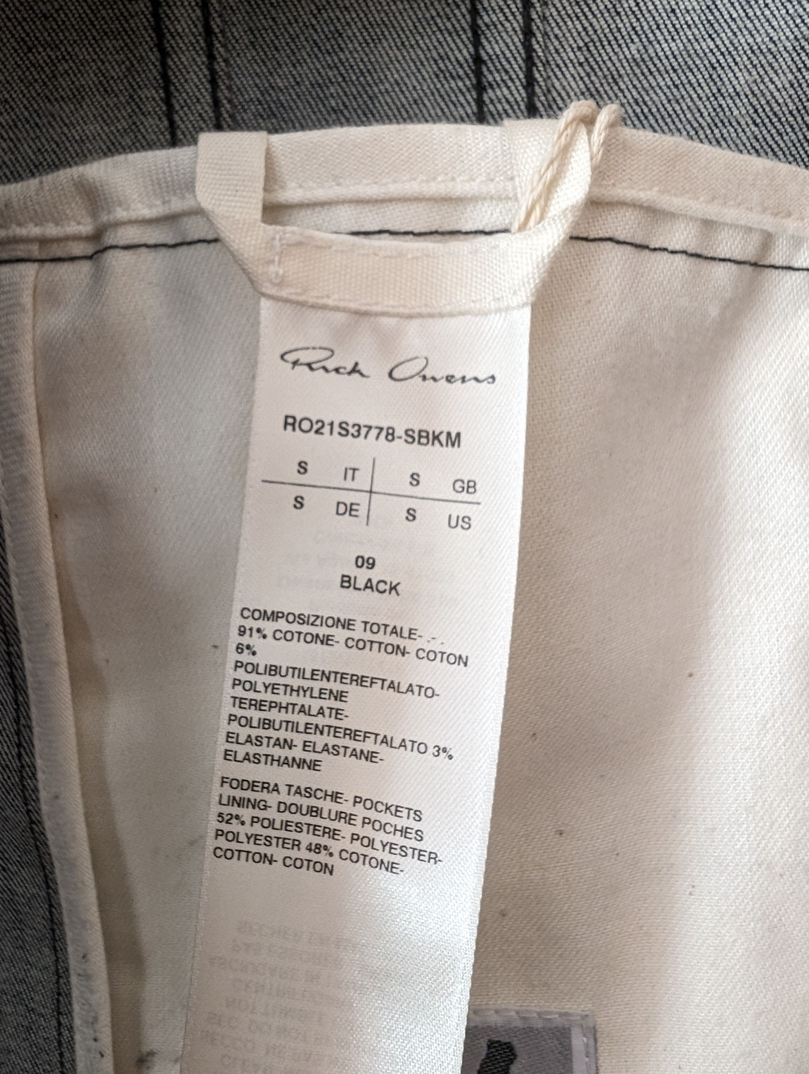 Rick Owens SS21 Runway Jumbo Cutout Sleeveless Denim Trucker Size US S / EU 44-46 / 1 - 8 Thumbnail