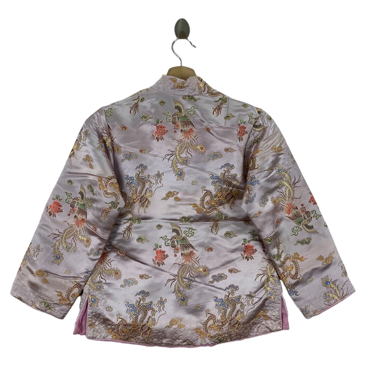 Other GOLDEN DRAGON Cheongsam Style Embroidered Dragon Design Pink Size S / US 4 / IT 40 - 2 Thumbnail