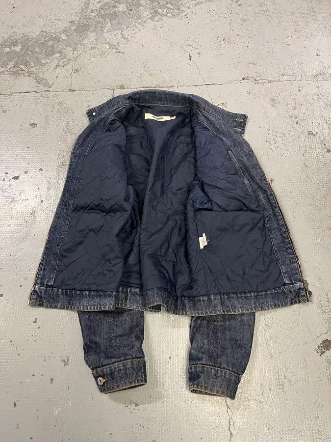 Moschino 2000s Moschino Multi-Zip Blue Worker Denim Jacket Size US M / EU 48-50 / 2 - 9 Thumbnail