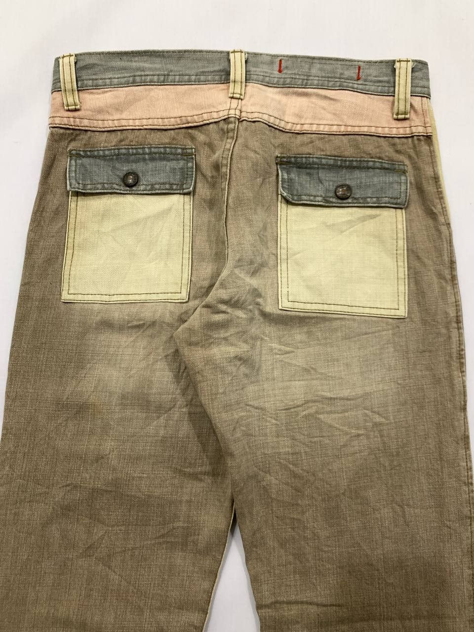 Japanese Brand 2000s Studio Ecru Japan Bush Pant Size US 31 - 4 Thumbnail