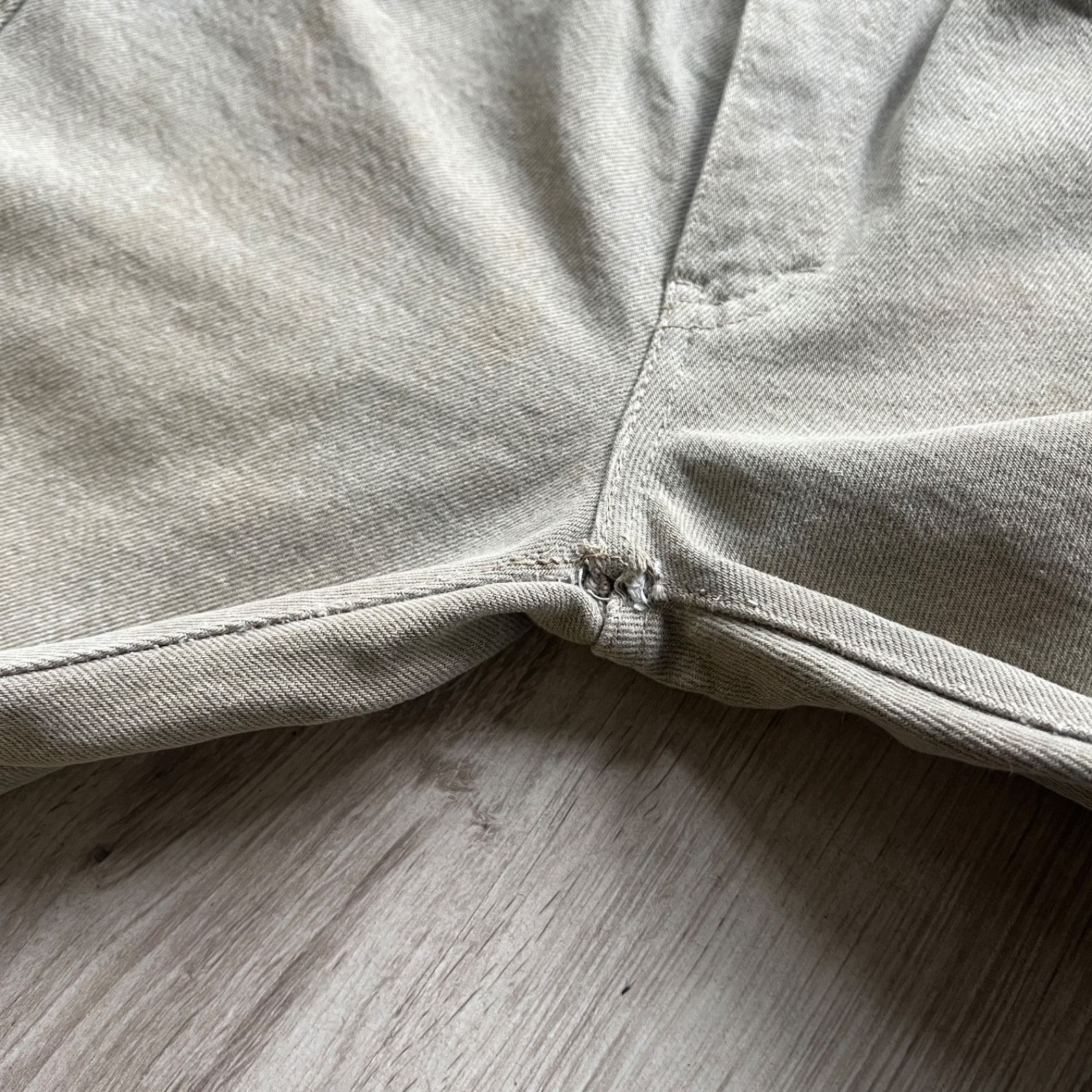 Levi's Levi’s 550 Vintage USA Made Custom Beige Khaki Jeans 9611AC Size 28" / US 6 / IT 42 - 10 Thumbnail