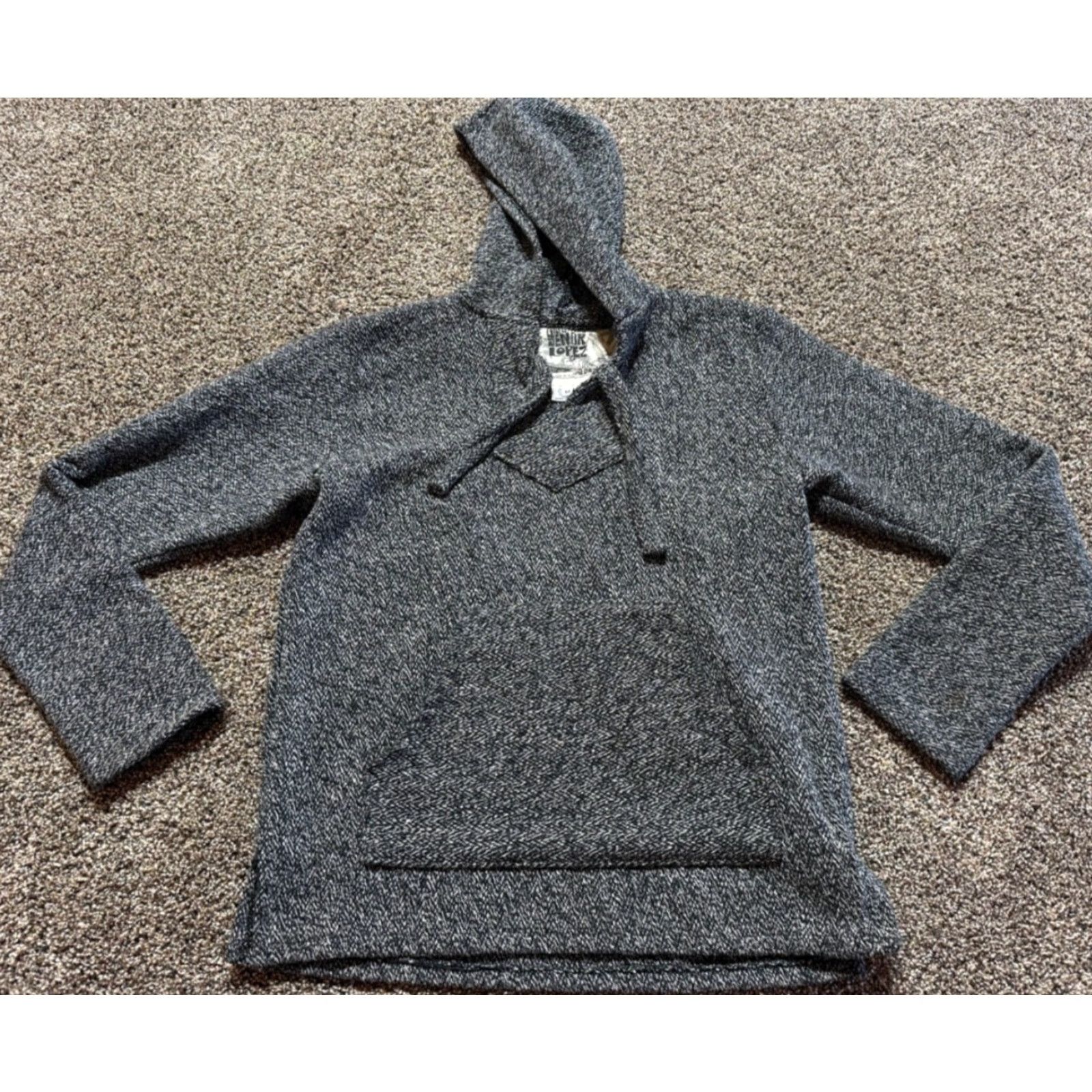 Vintage Señor Lopez Womens Hoodie Pullover Size M Cotton Blend Gray Size M / US 6-8 / IT 42-44 - 2 Thumbnail