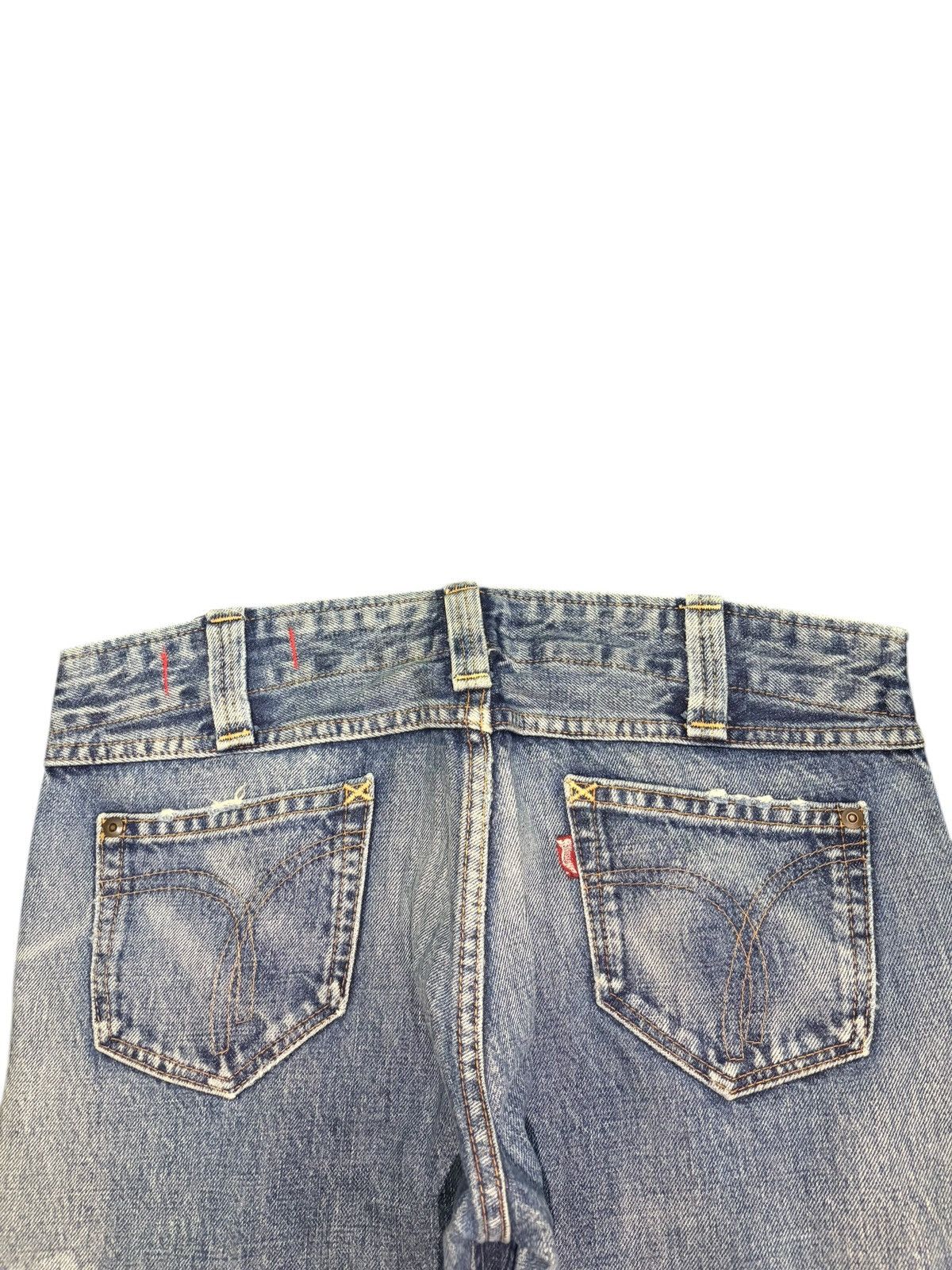 Dsquared2 Vintage Japanese Rna Faded Wash Distressed Jeans Size 31" - 4 Thumbnail