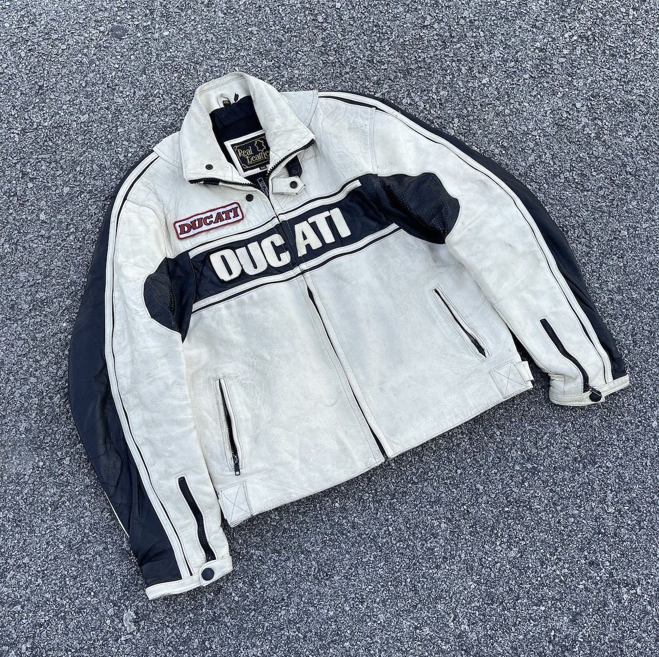 Ducati × Genuine Leather Vintage Ducati Real Leather Jacket Size US XXL / EU 58 / 5 - 2 Thumbnail