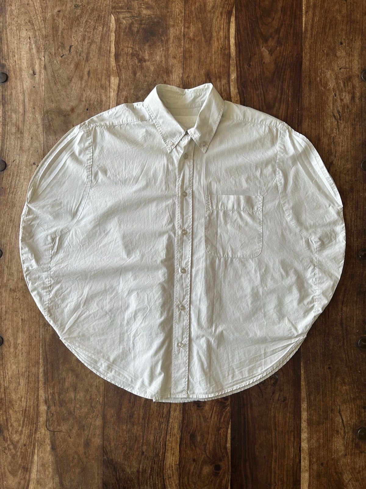 H&M × Maison Margiela FW2012 Maison Margiela x H&M Circle Shirt White Size XS / US 0-2 / IT 36-38 - 1 Thumbnail