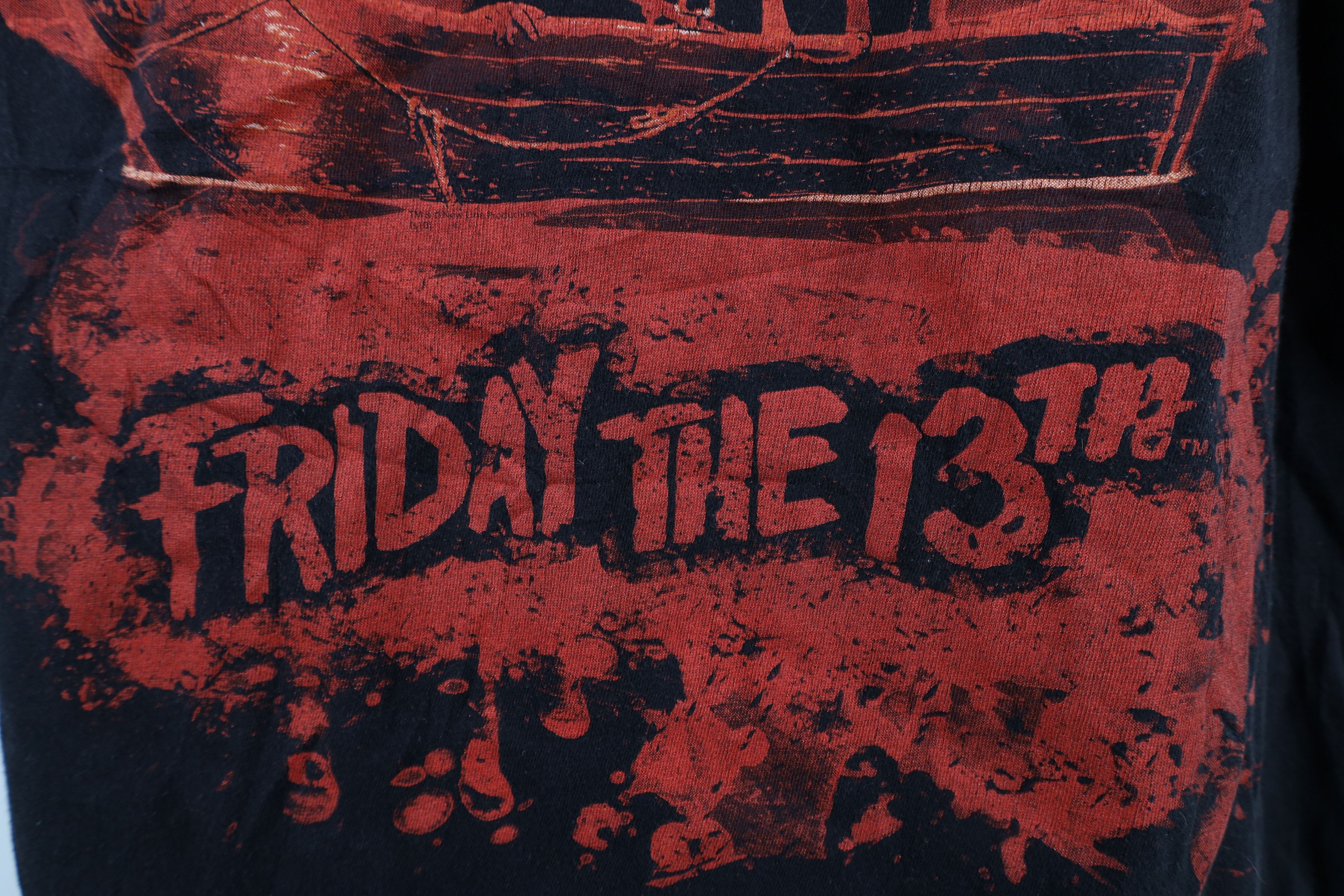 Vintage Vintage Streetwear Friday the 13th Jason Halloween T-Shirt Size US XL / EU 56 / 4 - 5 Thumbnail