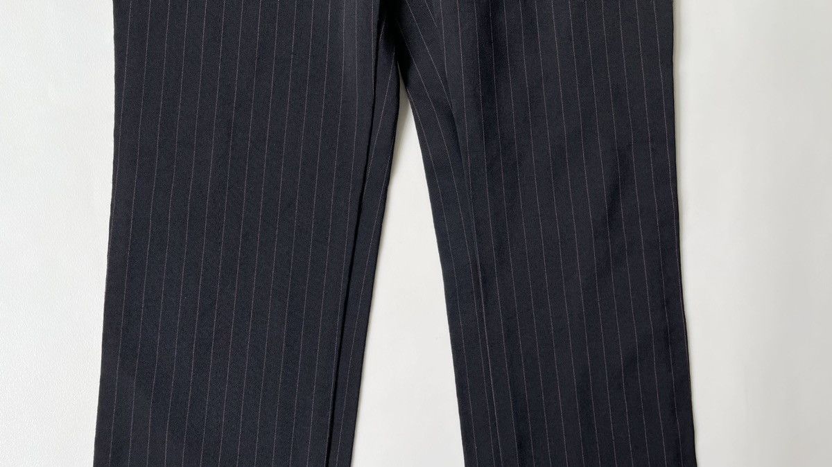 Comme des Garcons A/W 04 Blue/Pink Pinstripe Wool Trousers Size US 32 / EU 48 - 9 Thumbnail