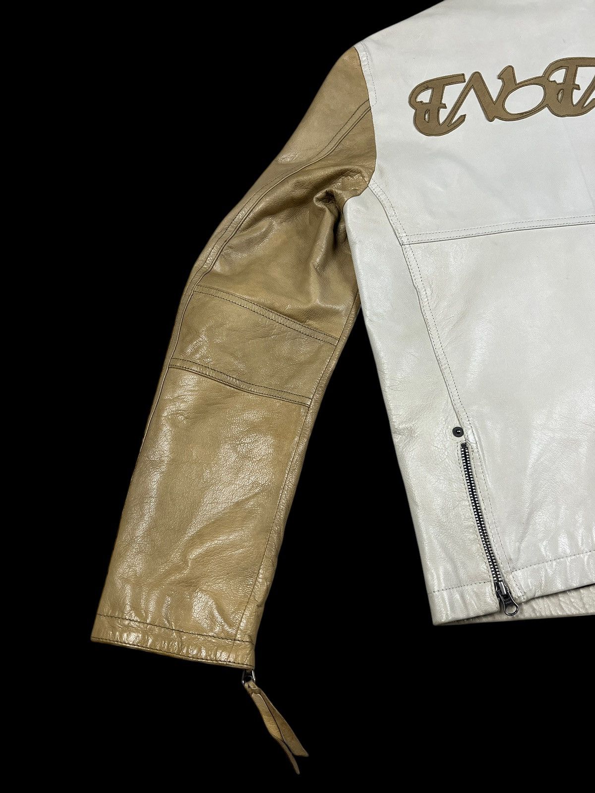 291295=Homme Vintage 291295 Homme Cafe Racer Leather Jacket Size US M / EU 48-50 / 2 - 9 Thumbnail