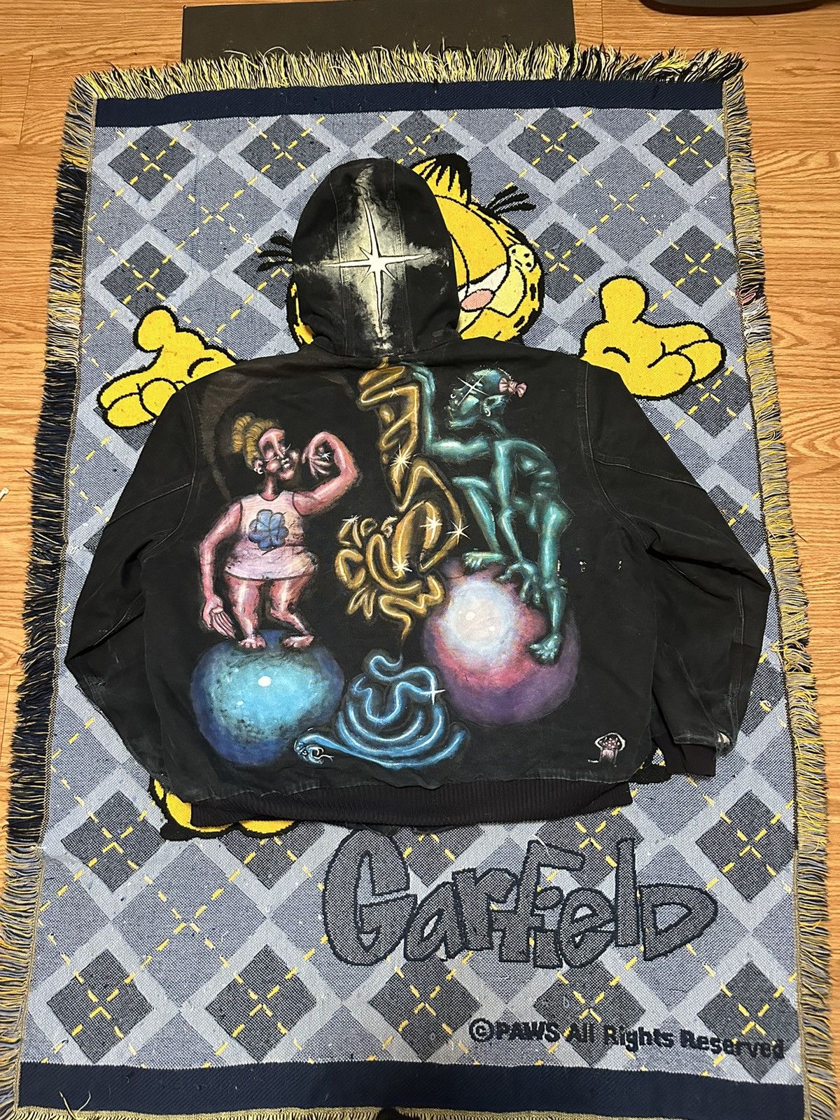 Carhartt Vintage Custom Carhartt Hooded Jacket 1/1 Size US XXL / EU 58 / 5 - 1 Thumbnail