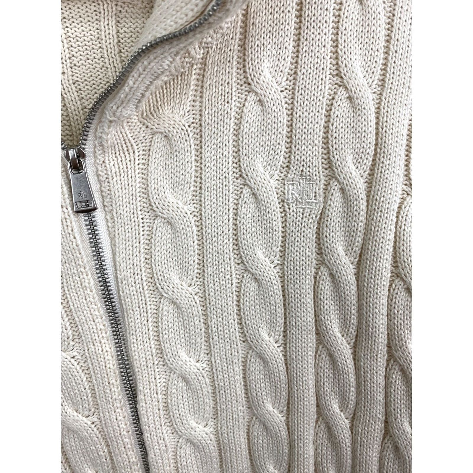 Ralph Lauren Ralph Lauren RLL Black Label zip sweater Women Beige M Size M / US 6-8 / IT 42-44 - 4 Thumbnail